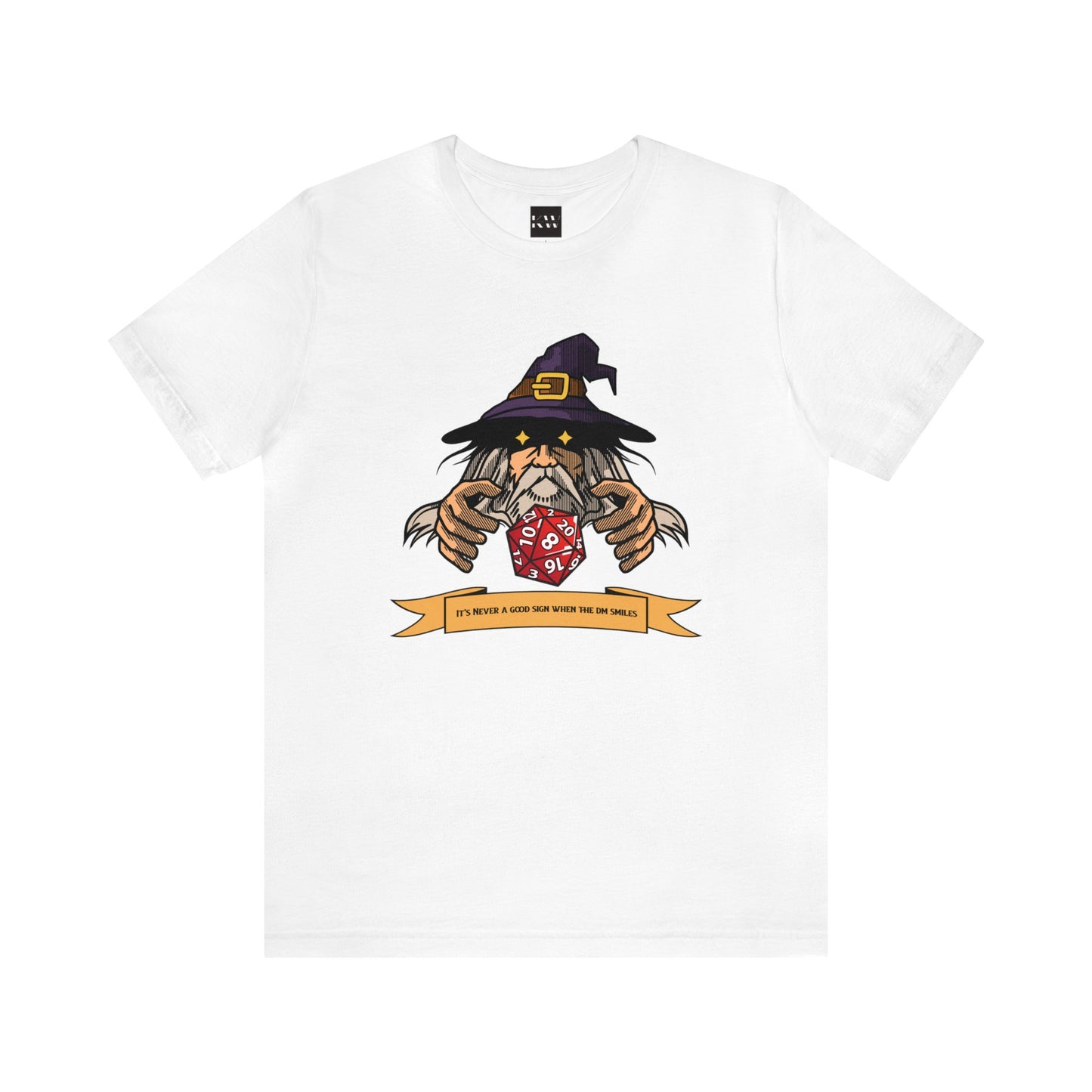 It's Never a Good Sign When the DM Smiles Unisex Jersey Short Sleeve Tee - Gamers Den