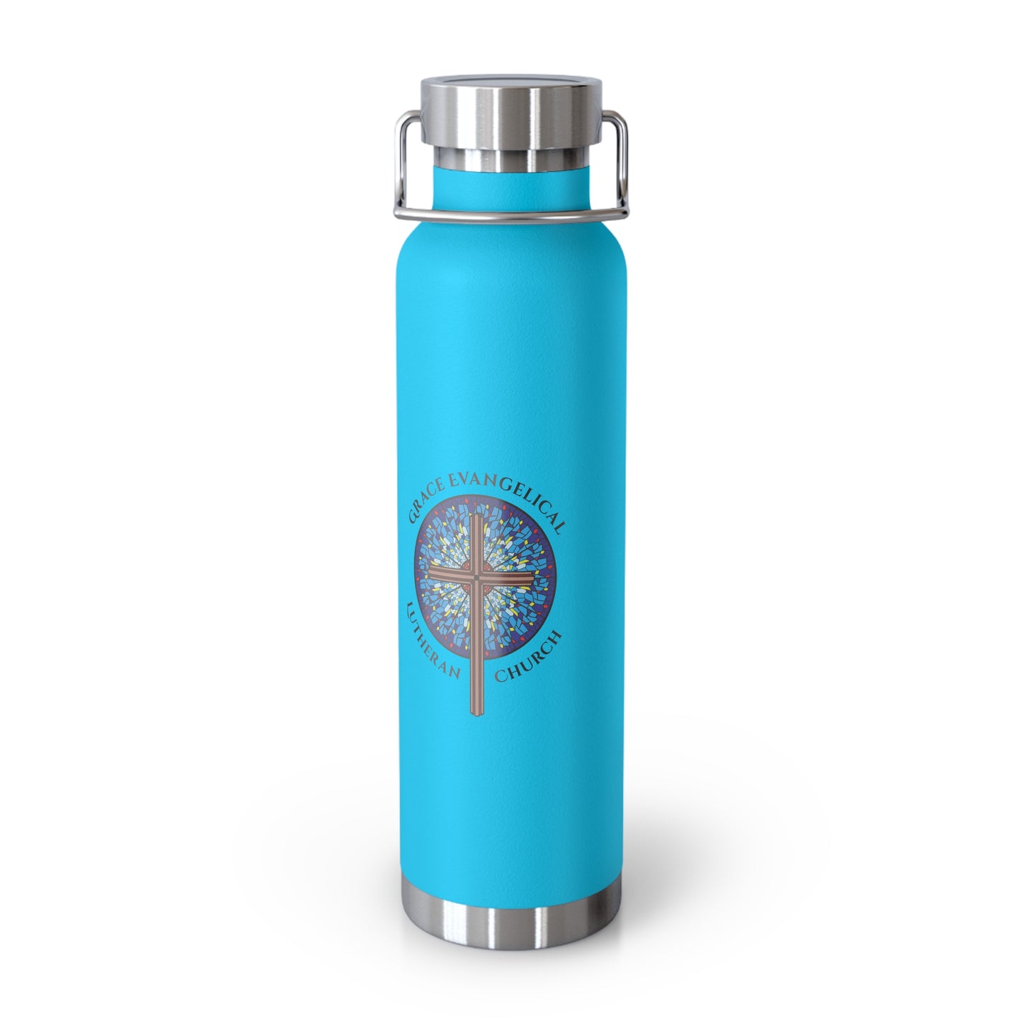 Grace Evangelical Lutheran Church Copper Vacuum Insulated Bottle, 22oz