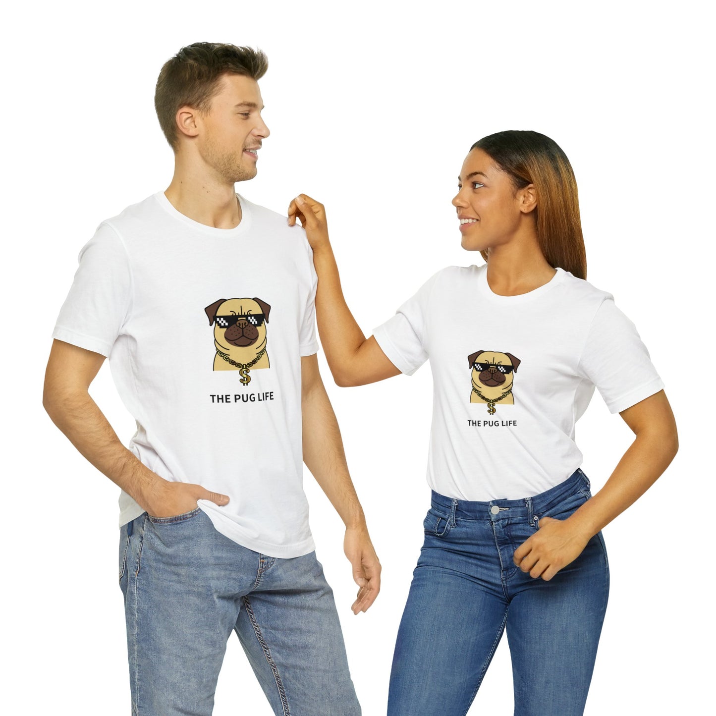 The Pug Life Unisex Jersey Short Sleeve Tee - Pet Lovers