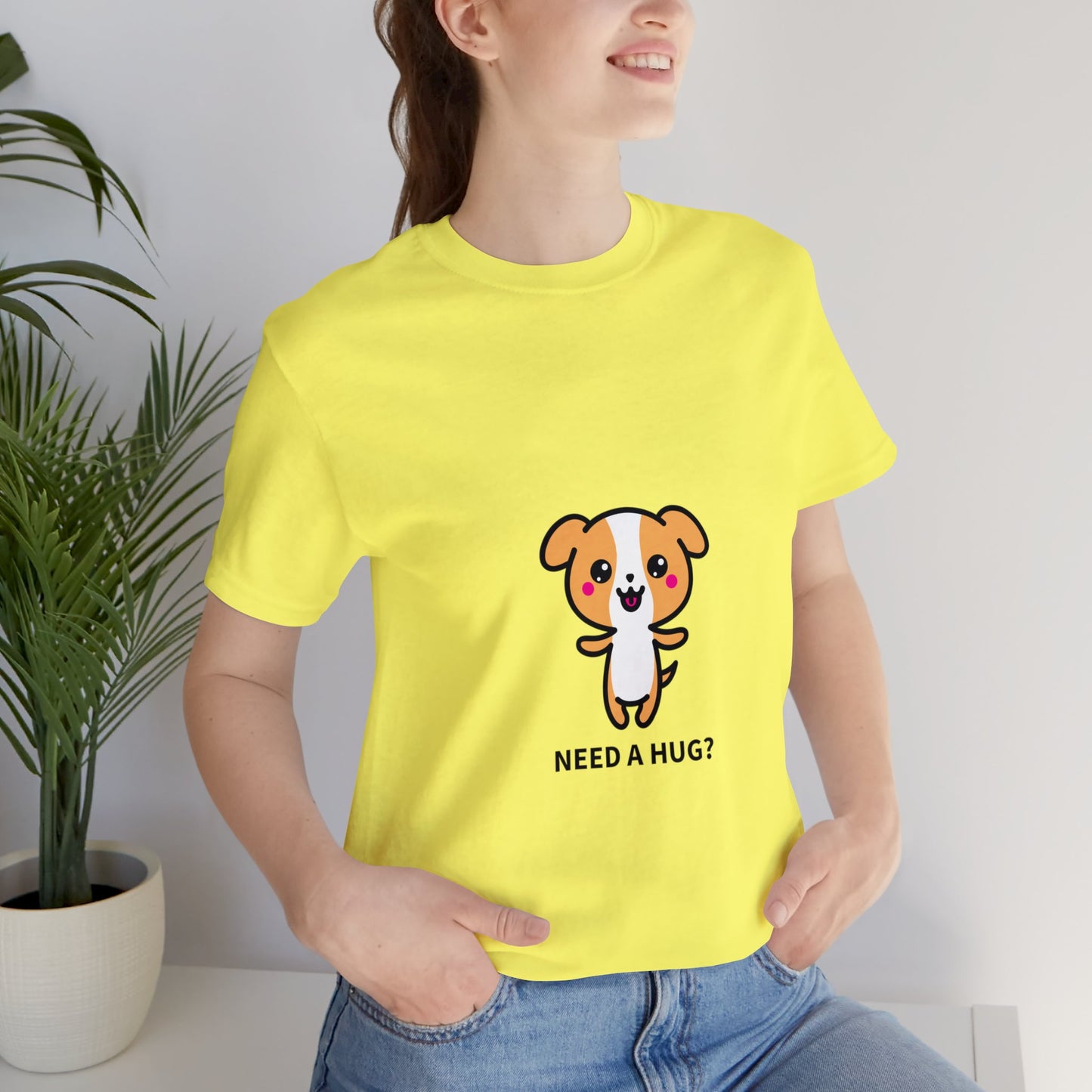 Need a Hug? Unisex Jersey Short Sleeve Tee - Pet Lovers