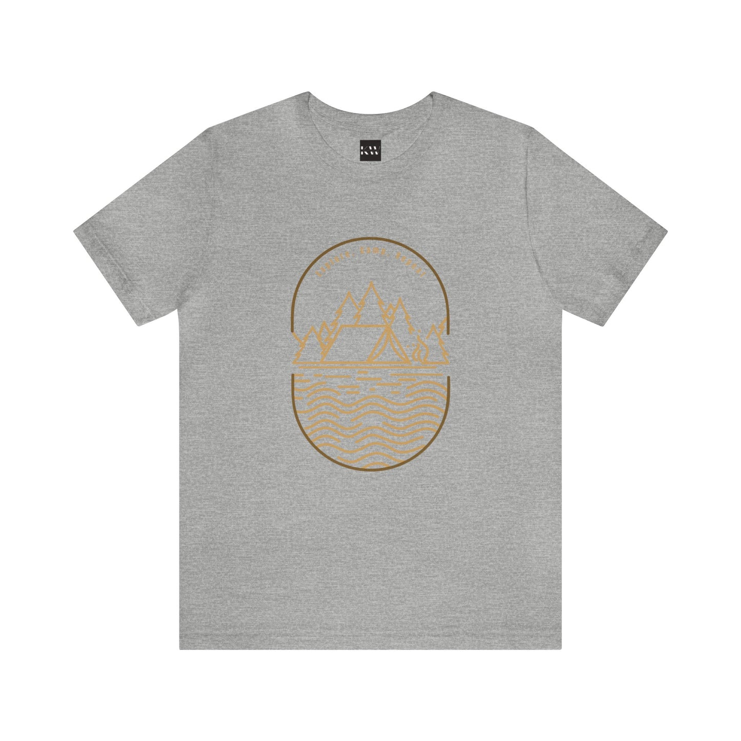 Explore, Camp, Repeat Unisex Jersey Short Sleeve Tee - Gamers Den