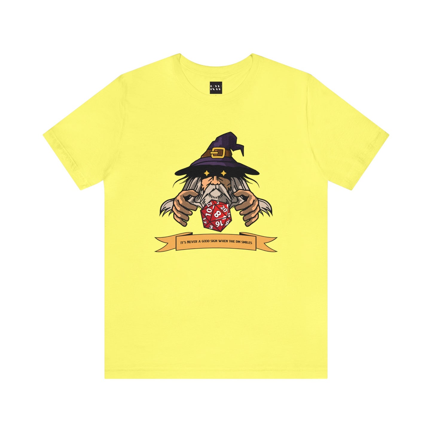 It's Never a Good Sign When the DM Smiles Unisex Jersey Short Sleeve Tee - Gamers Den