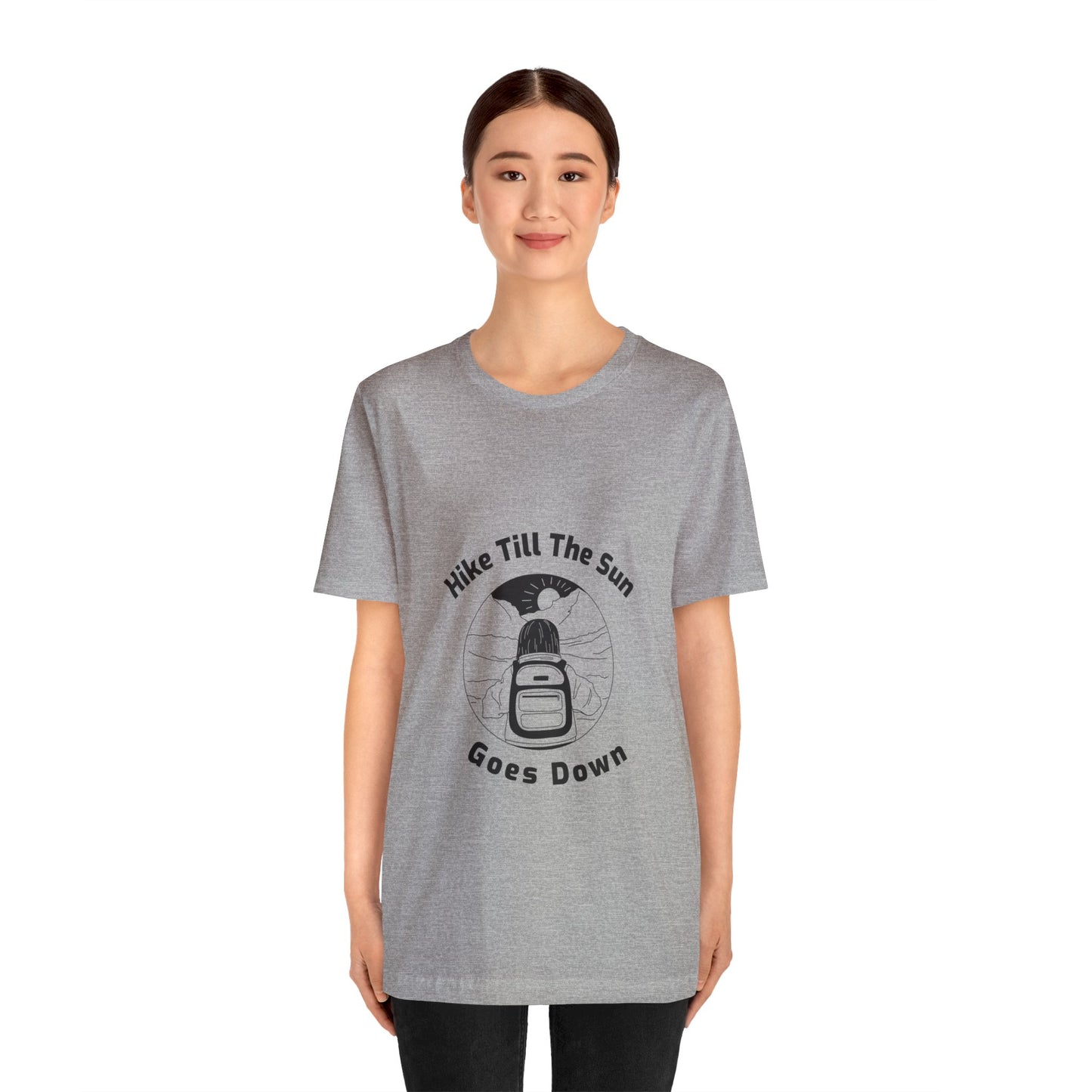 Hike Till The Sun Goes Down Unisex Jersey Short Sleeve Tee - Gamers Den