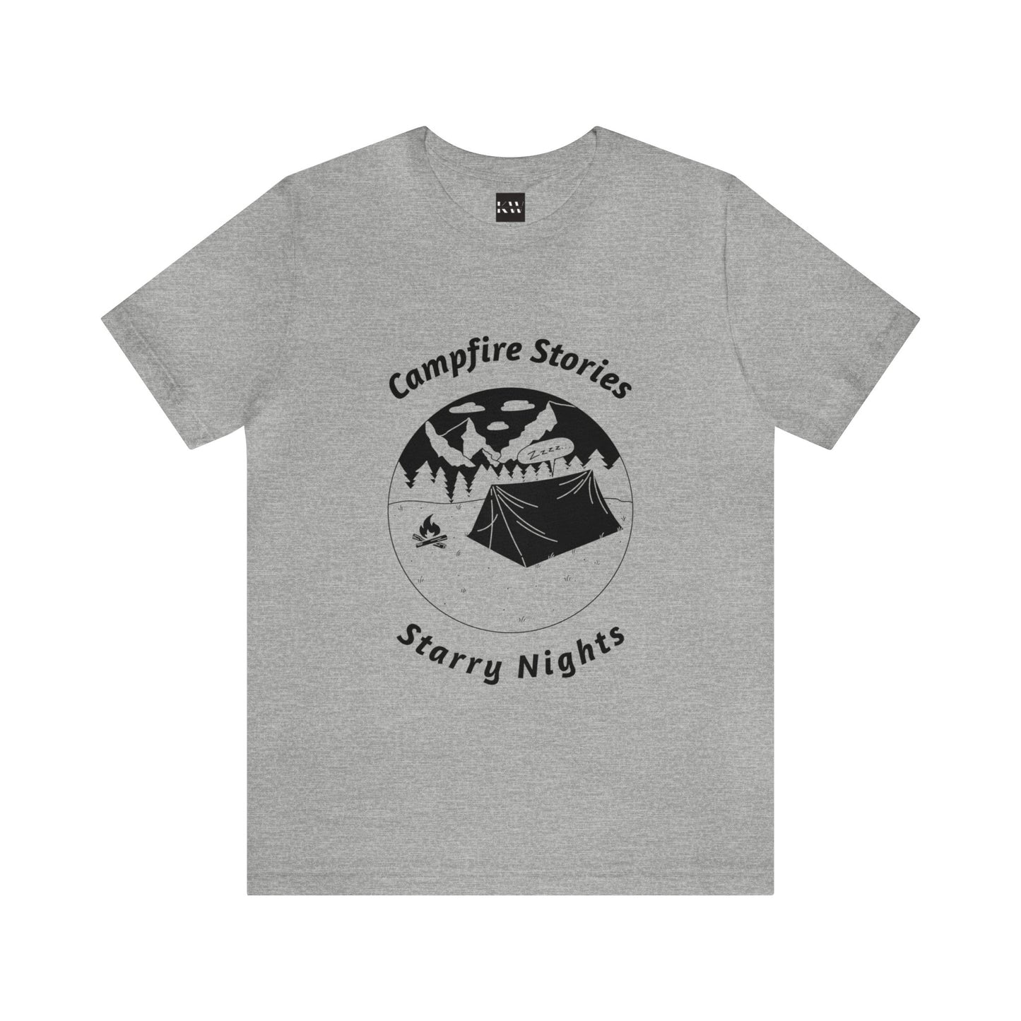 Campfire Stories, Starry Nights Unisex Jersey Short Sleeve Tee - Gamers Den