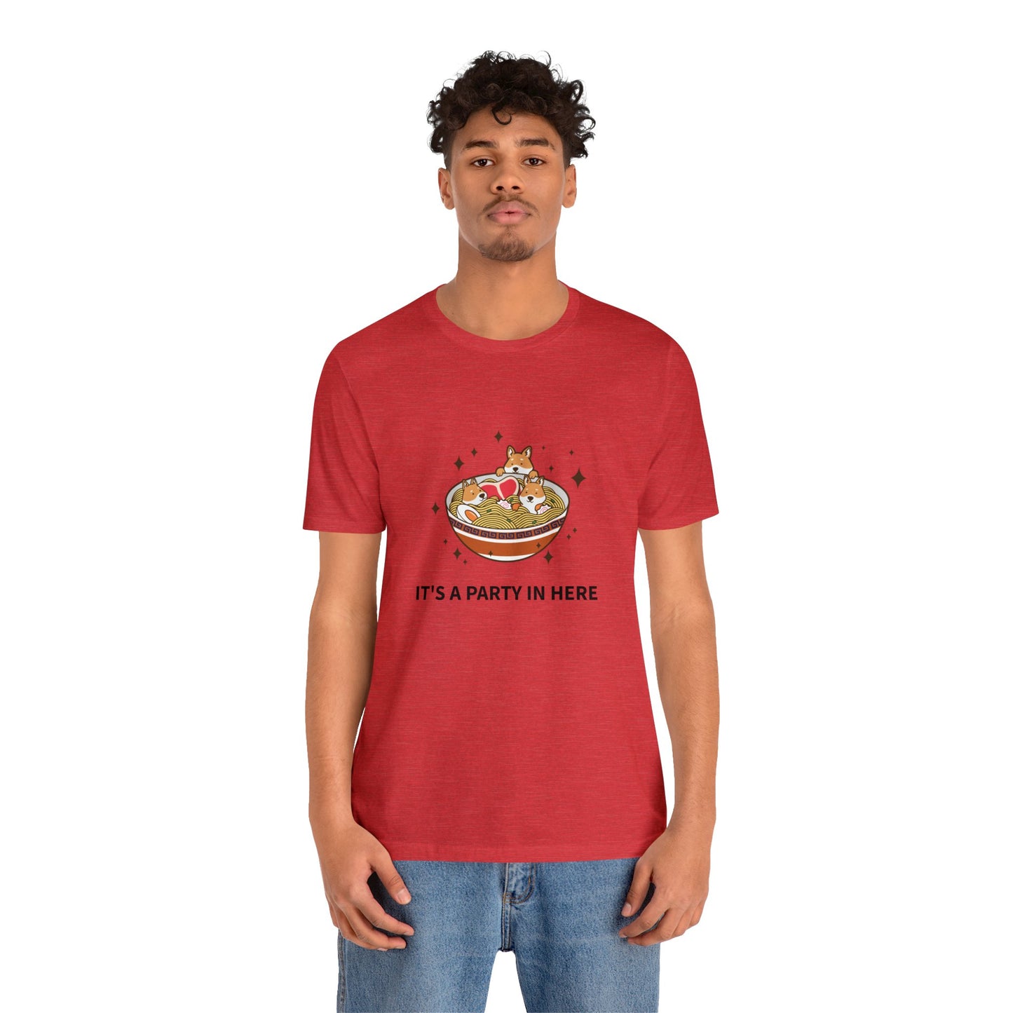 It's a Party in Here Unisex Jersey Short Sleeve Tee - Pet Lovers