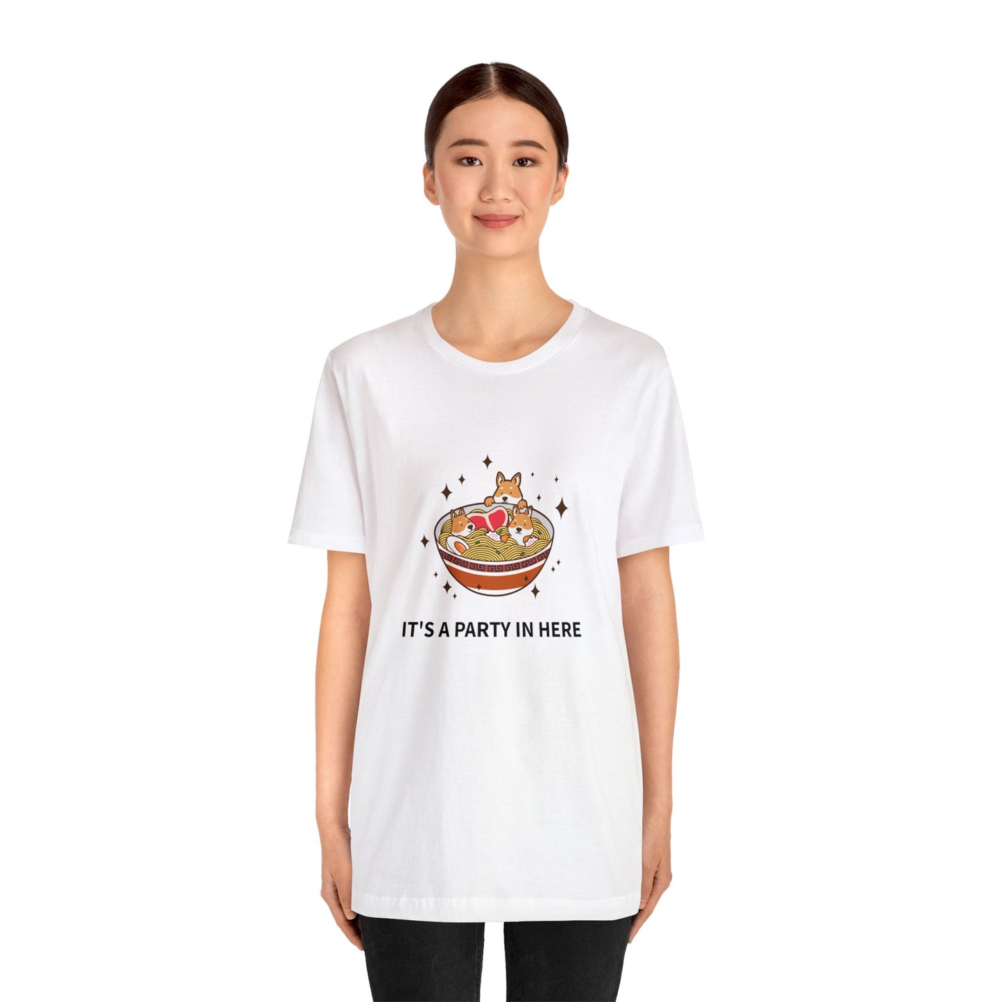It's a Party in Here Unisex Jersey Short Sleeve Tee - Pet Lovers