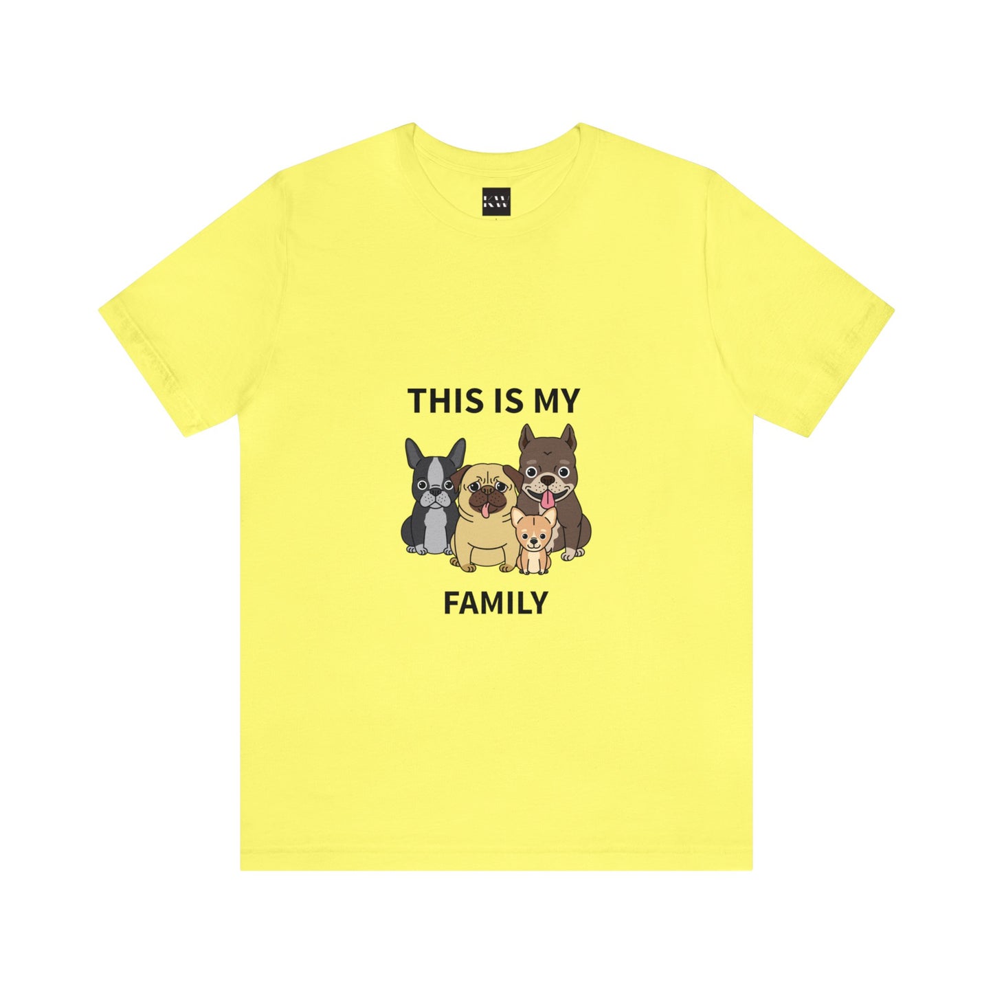 This is My Family Unisex Jersey Short Sleeve Tee - Pet Lovers
