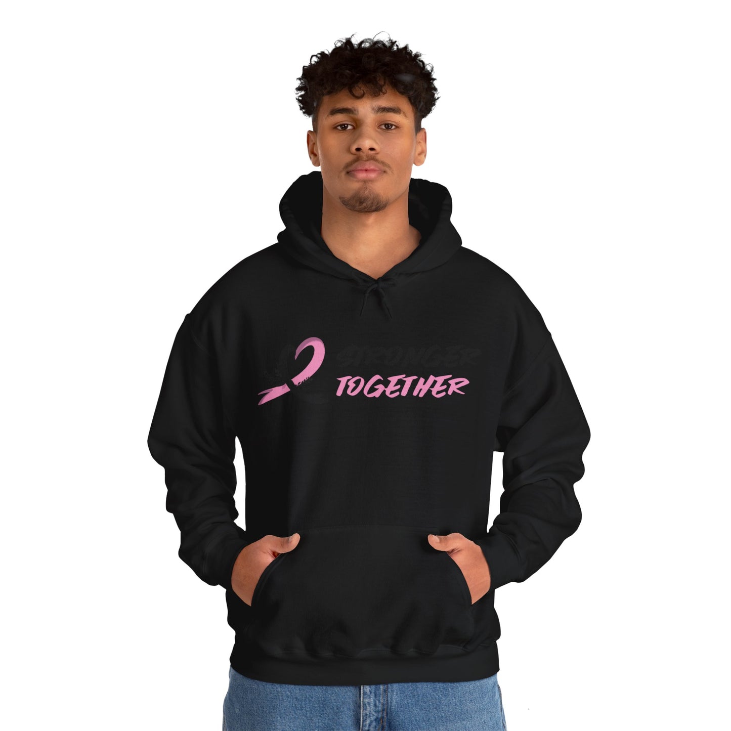 Stronger Together Cancer Awareness Unisex Heavy Blend™ Hooded Sweatshirt - KW Shirts for a Cause