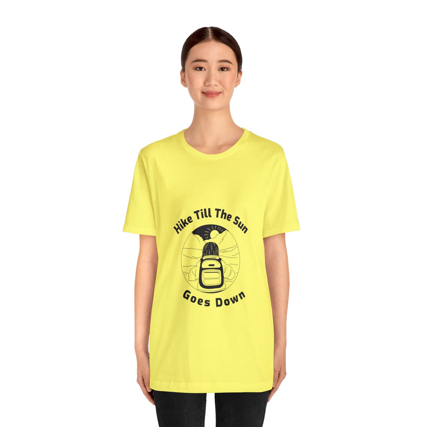 Hike Till The Sun Goes Down Unisex Jersey Short Sleeve Tee - Gamers Den