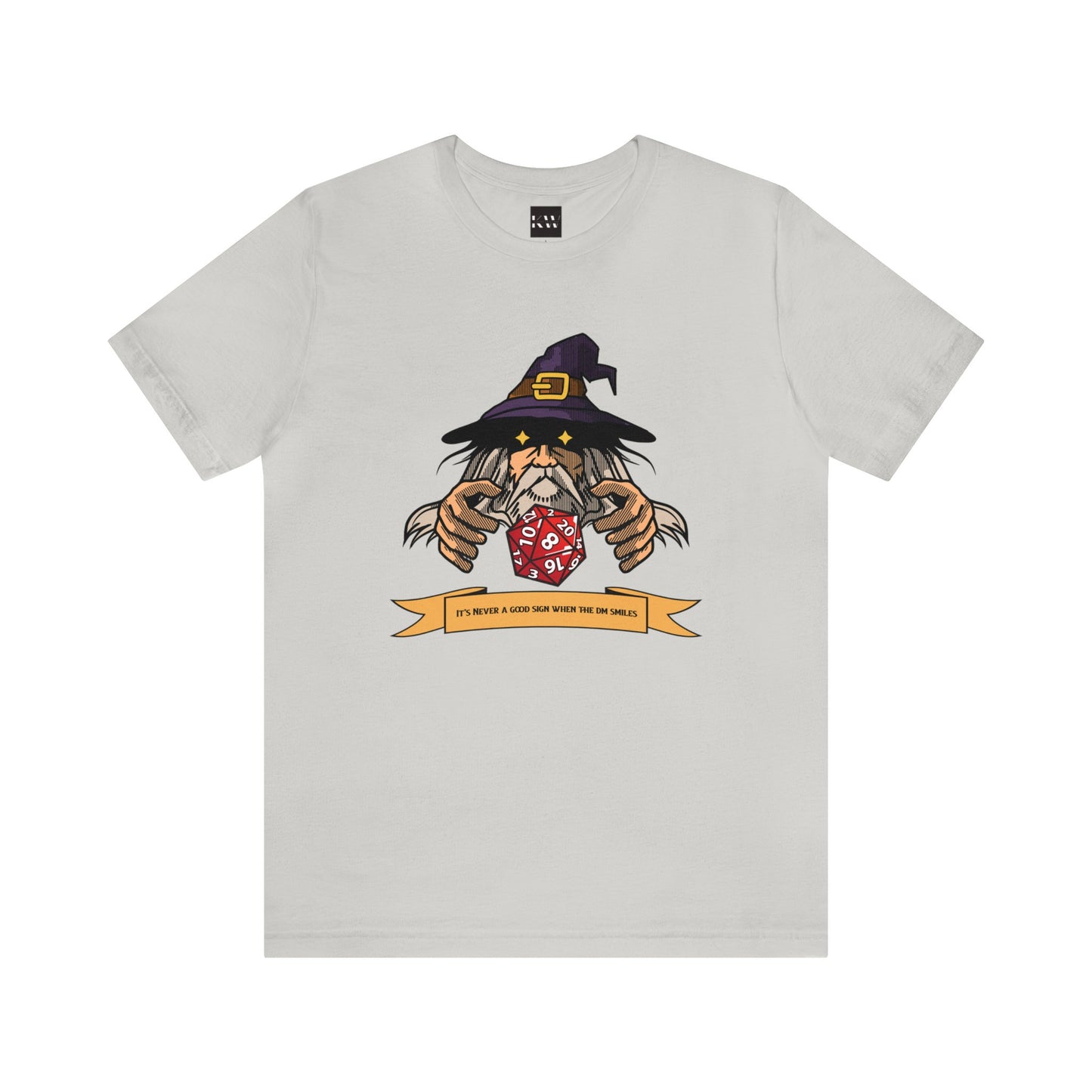 It's Never a Good Sign When the DM Smiles Unisex Jersey Short Sleeve Tee - Gamers Den