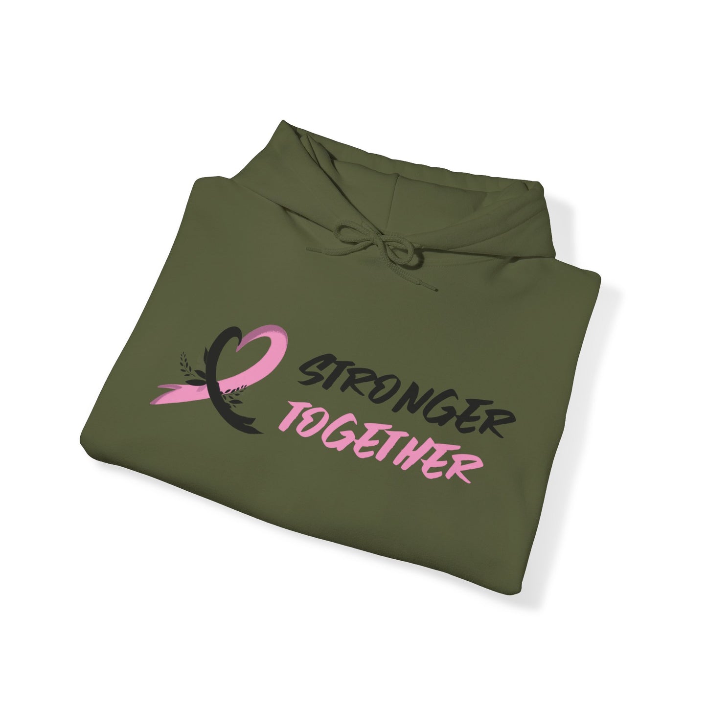 Stronger Together Cancer Awareness Unisex Heavy Blend™ Hooded Sweatshirt - KW Shirts for a Cause