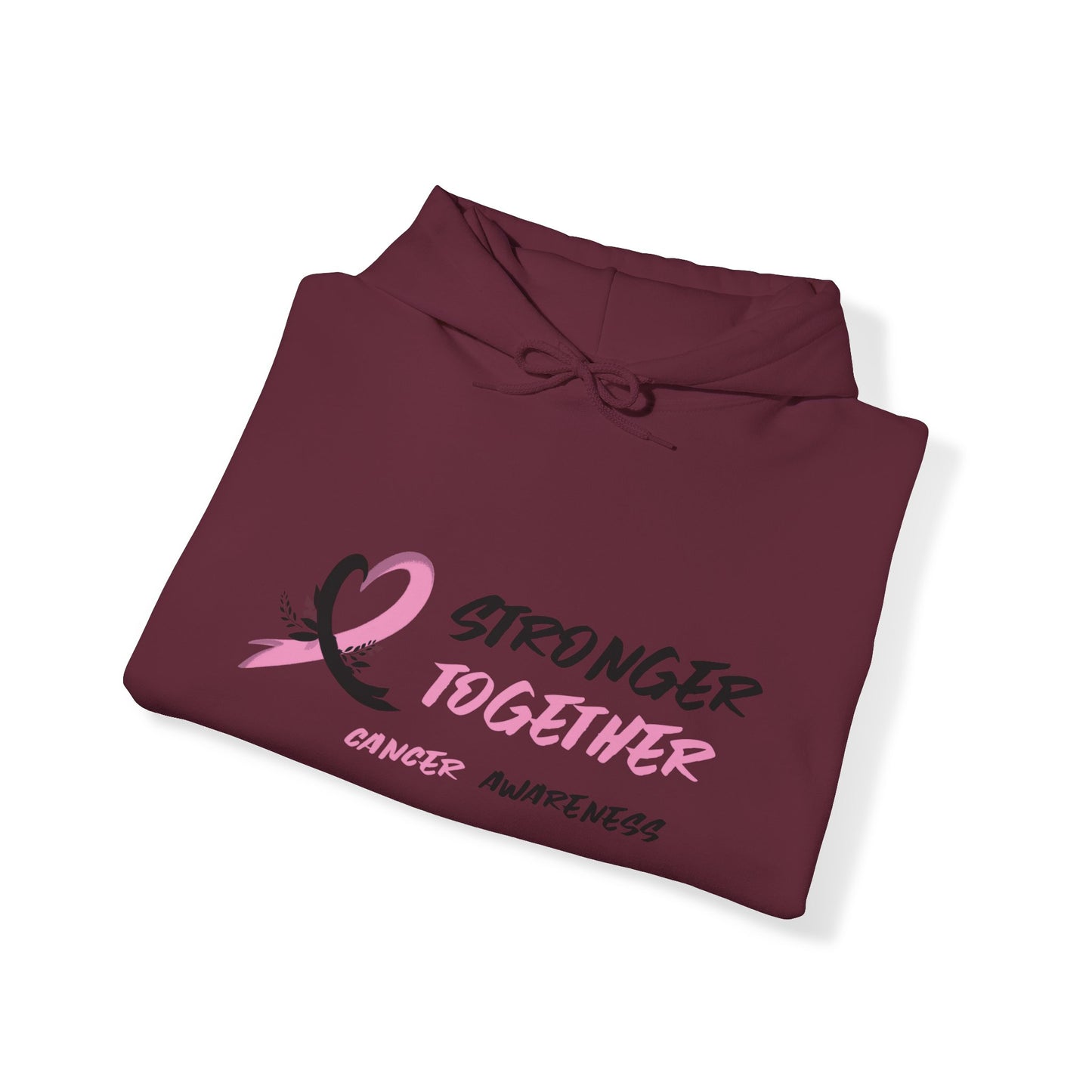 Stronger Together Cancer Awareness Unisex Heavy Blend™ Hooded Sweatshirt - KW Shirts for a Cause