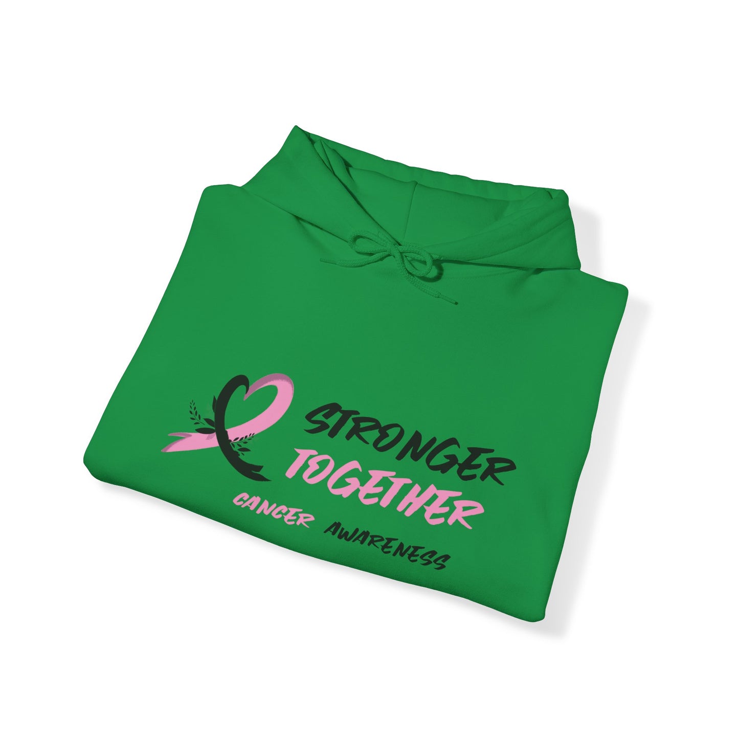 Stronger Together Cancer Awareness Unisex Heavy Blend™ Hooded Sweatshirt - KW Shirts for a Cause