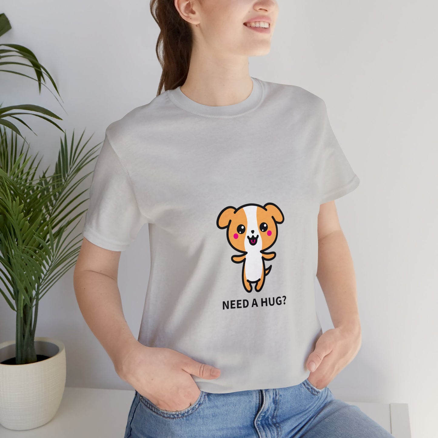 Need a Hug? Unisex Jersey Short Sleeve Tee - Pet Lovers
