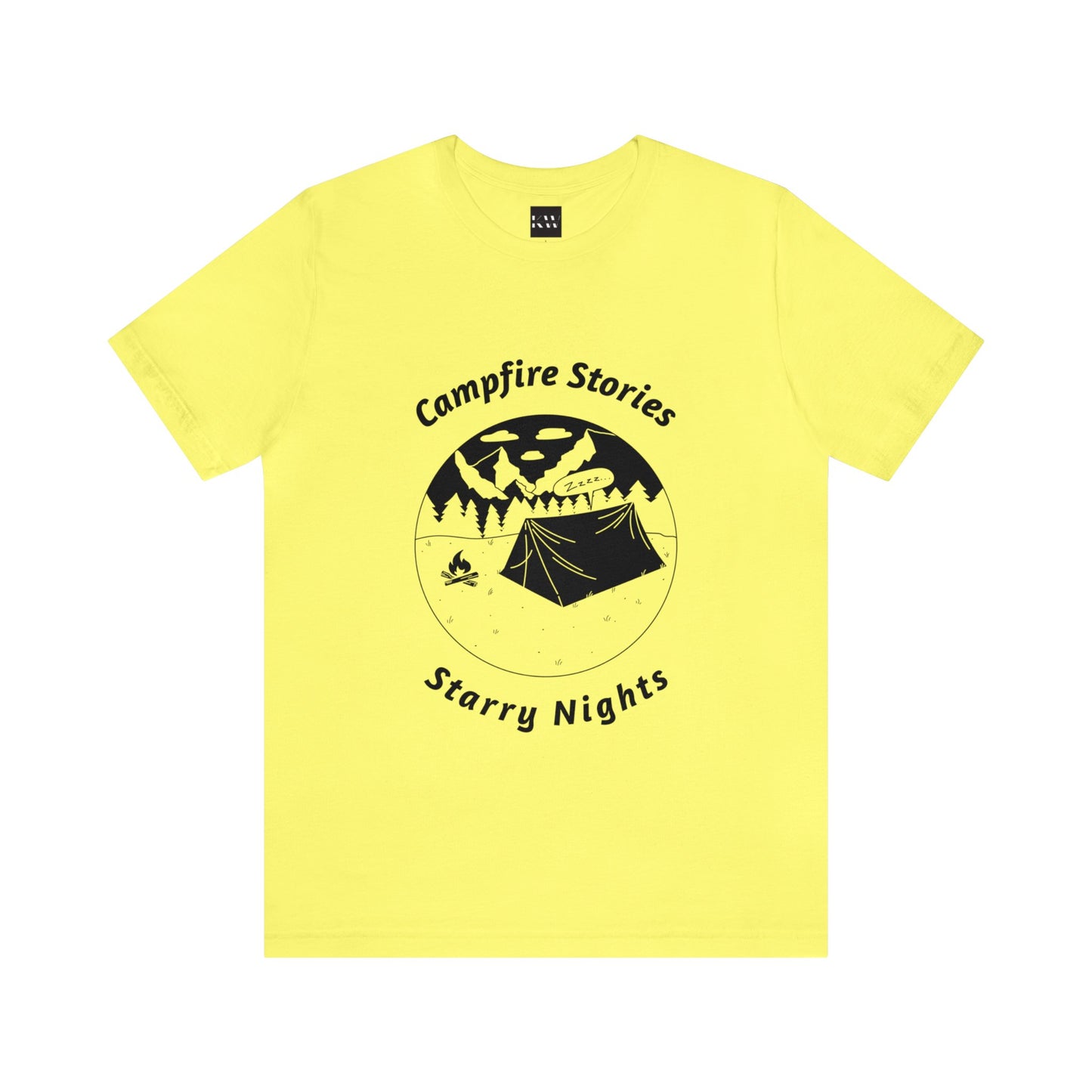 Campfire Stories, Starry Nights Unisex Jersey Short Sleeve Tee - Gamers Den