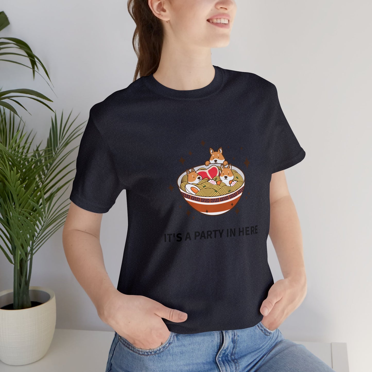 It's a Party in Here Unisex Jersey Short Sleeve Tee - Pet Lovers