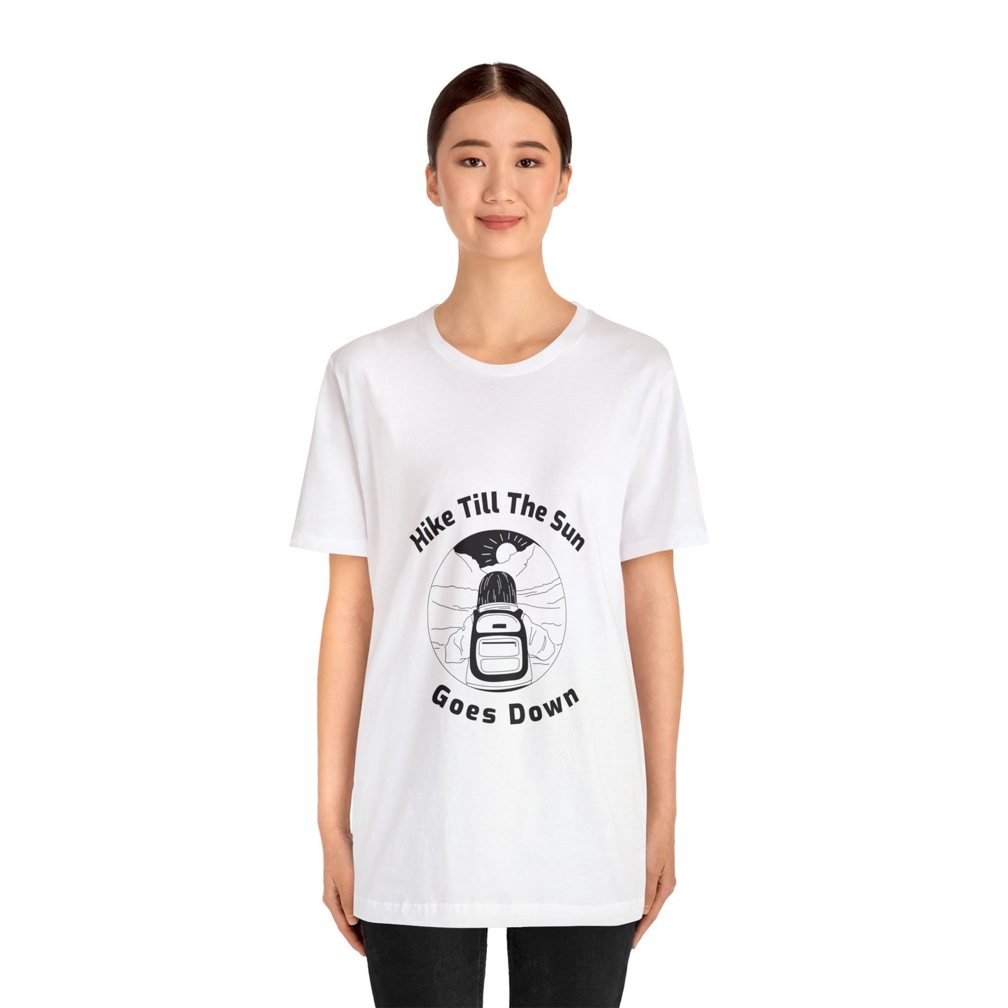 Hike Till The Sun Goes Down Unisex Jersey Short Sleeve Tee - Gamers Den