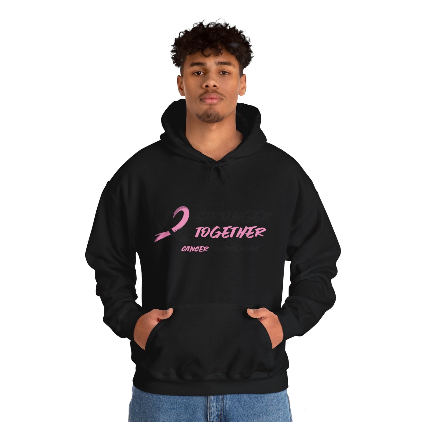 Stronger Together Cancer Awareness Unisex Heavy Blend™ Hooded Sweatshirt - KW Shirts for a Cause