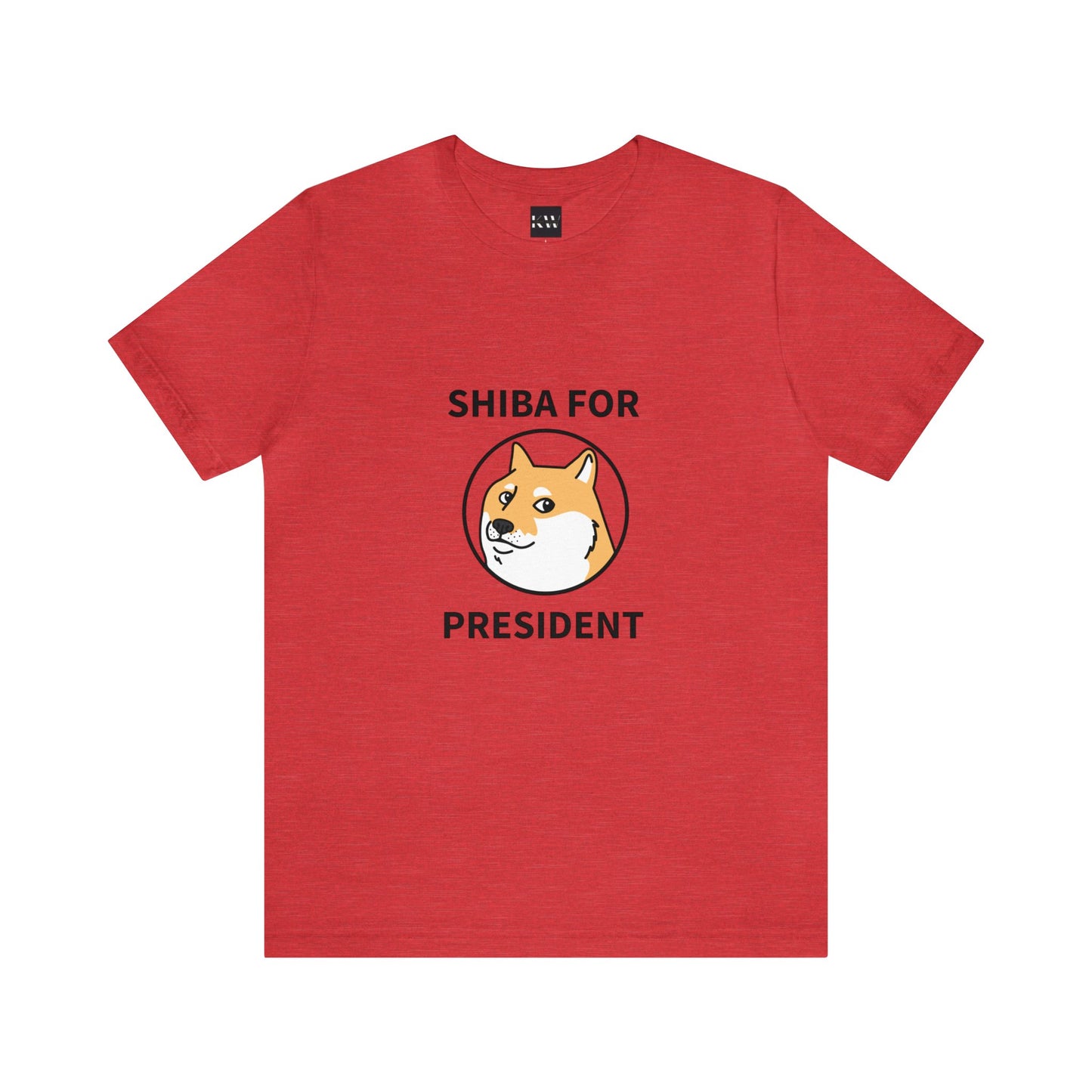 Shiba For President Unisex Jersey Short Sleeve Tee - Pet Lovers