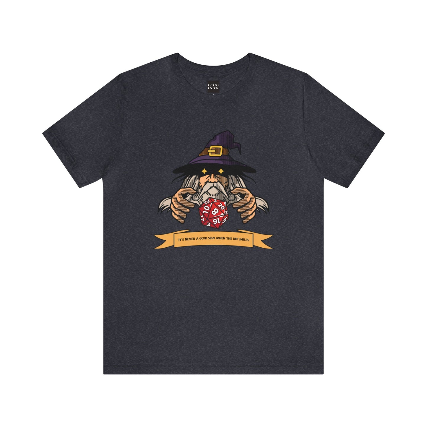 It's Never a Good Sign When the DM Smiles Unisex Jersey Short Sleeve Tee - Gamers Den