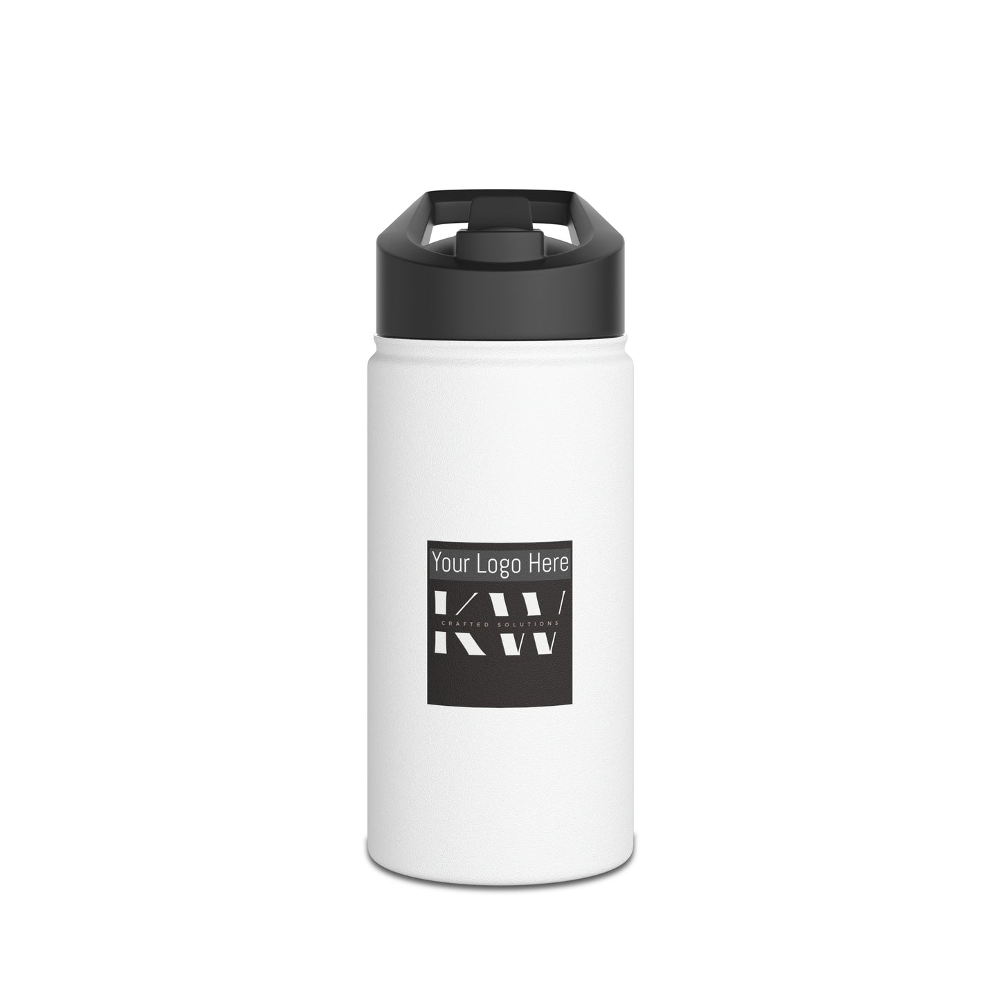 Custom Stainless Steel Water Bottle, Standard Lid