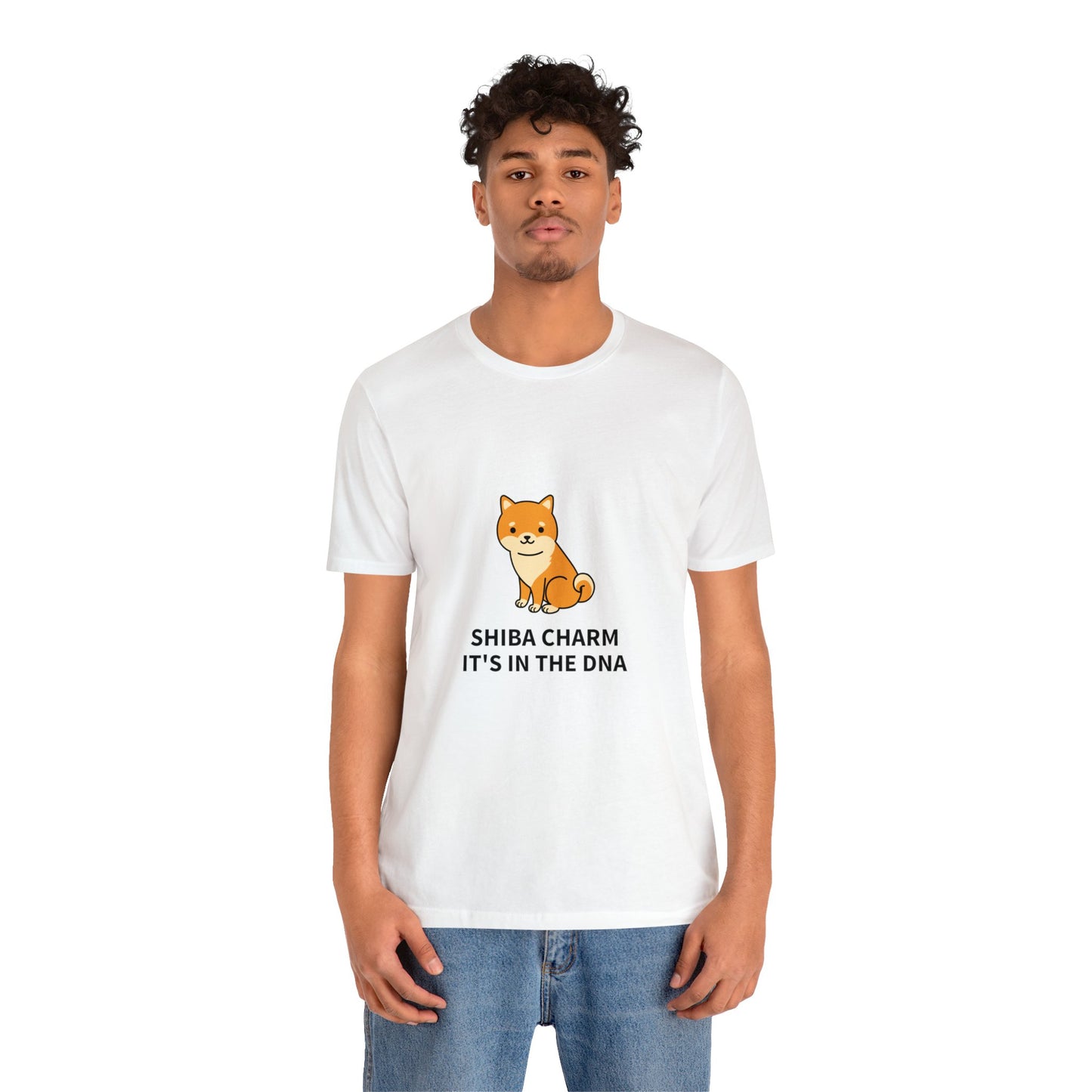 Shiba Charm It's in the DNA Unisex Jersey Short Sleeve Tee - Pet Lovers