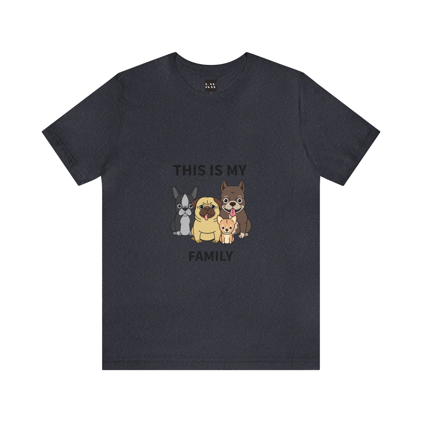 This is My Family Unisex Jersey Short Sleeve Tee - Pet Lovers