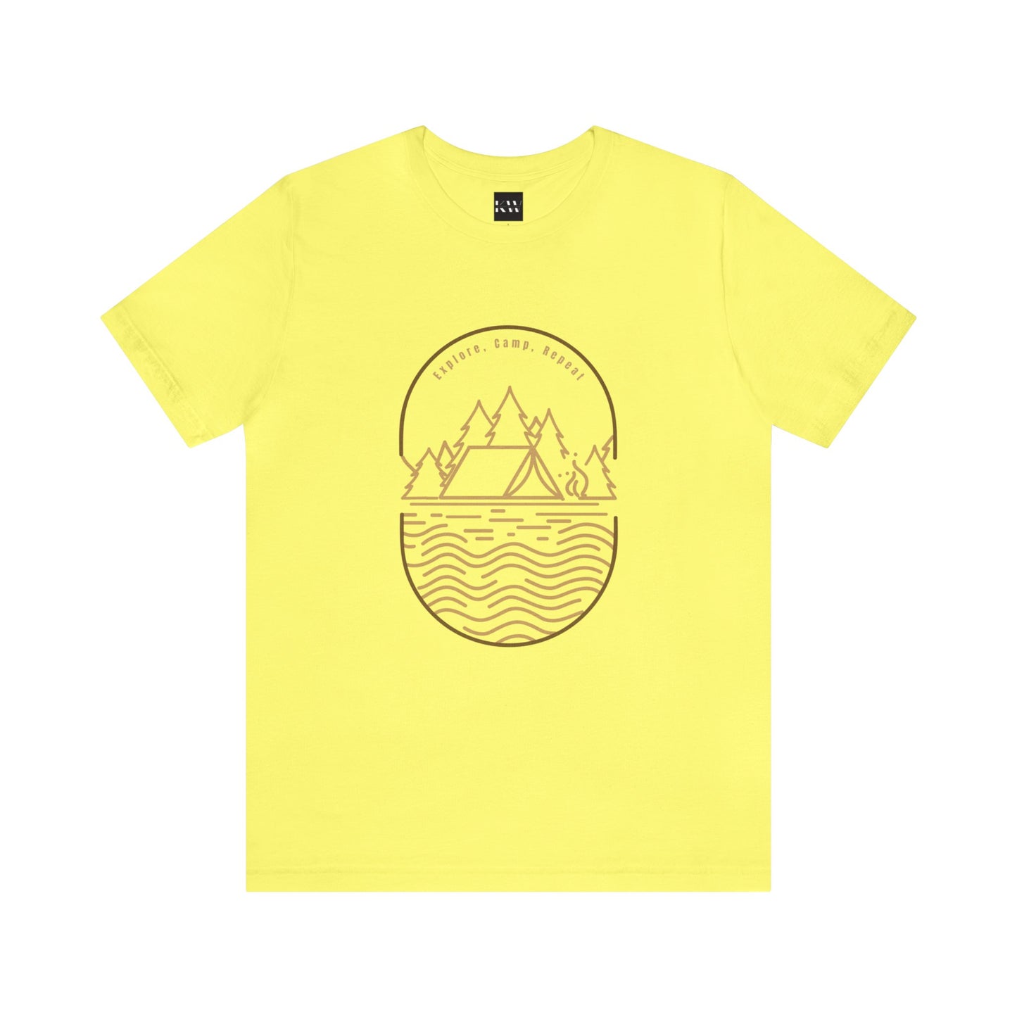 Explore, Camp, Repeat Unisex Jersey Short Sleeve Tee - Gamers Den