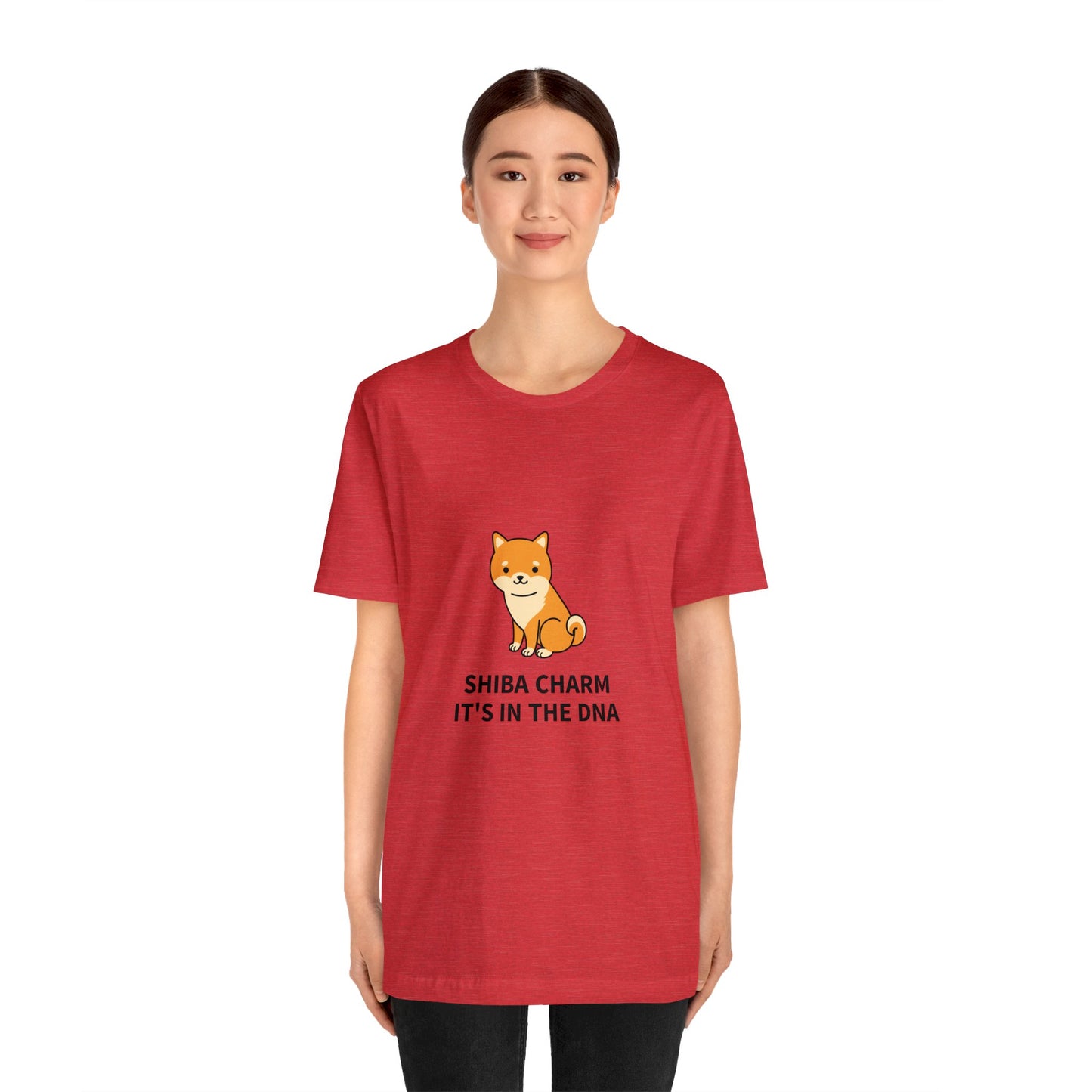 Shiba Charm It's in the DNA Unisex Jersey Short Sleeve Tee - Pet Lovers