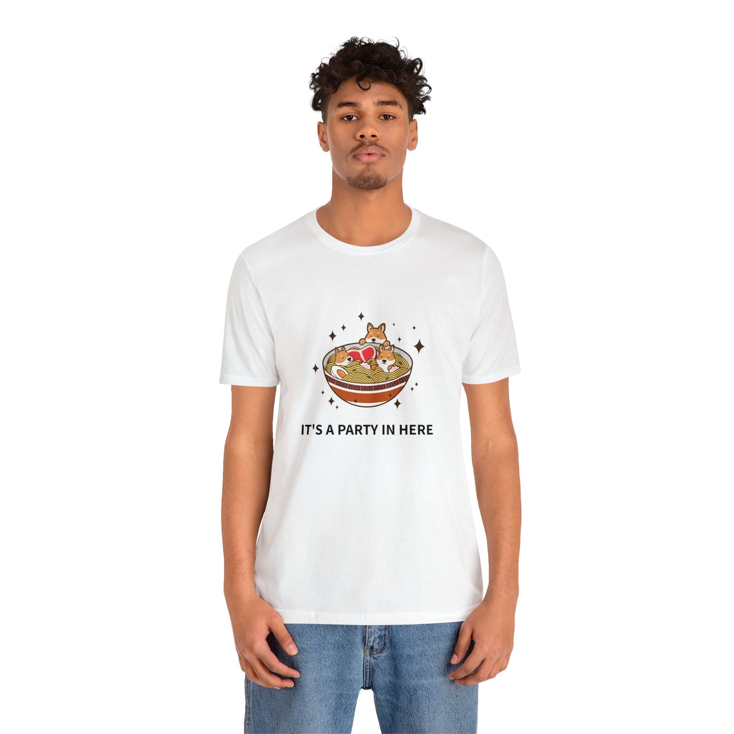 It's a Party in Here Unisex Jersey Short Sleeve Tee - Pet Lovers