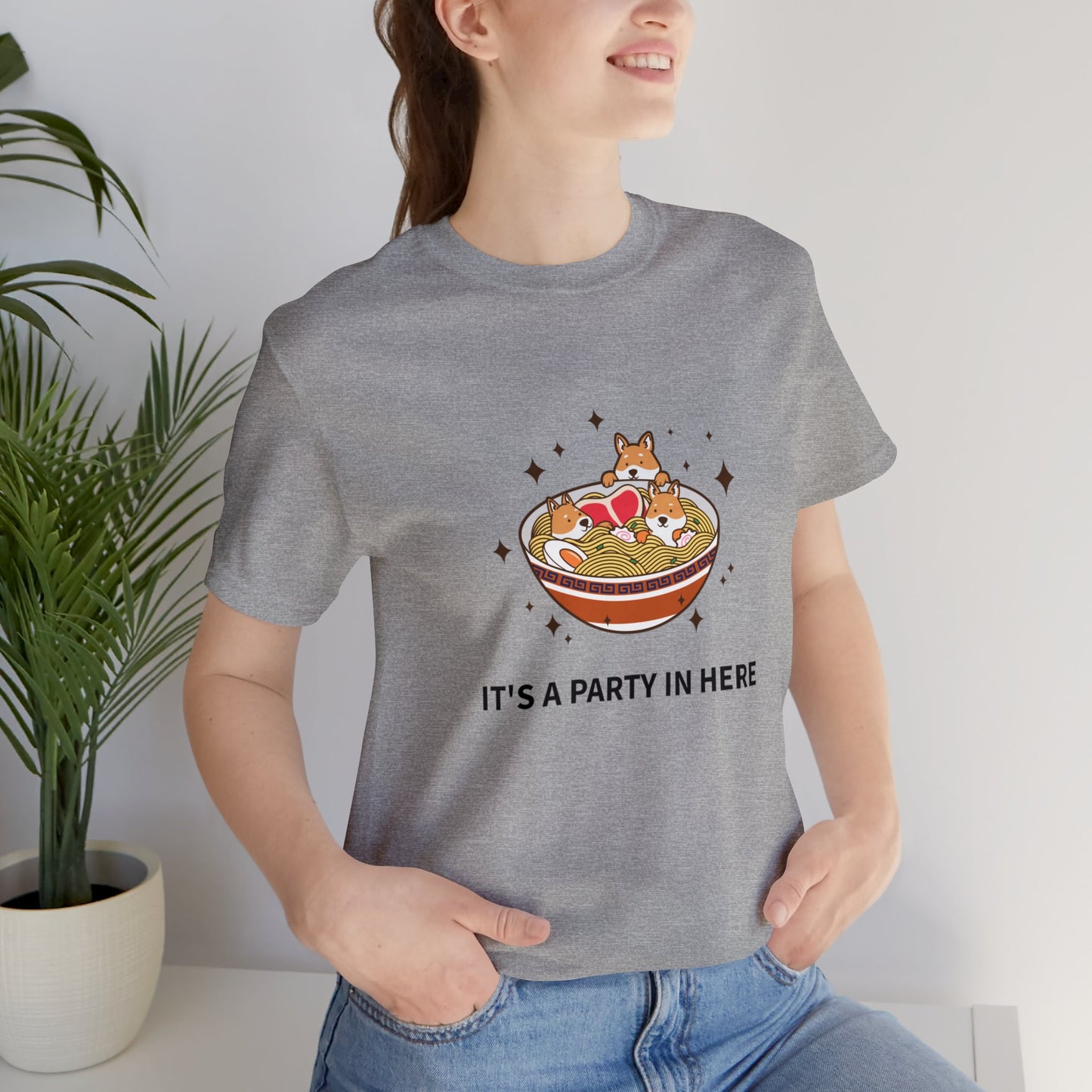 It's a Party in Here Unisex Jersey Short Sleeve Tee - Pet Lovers