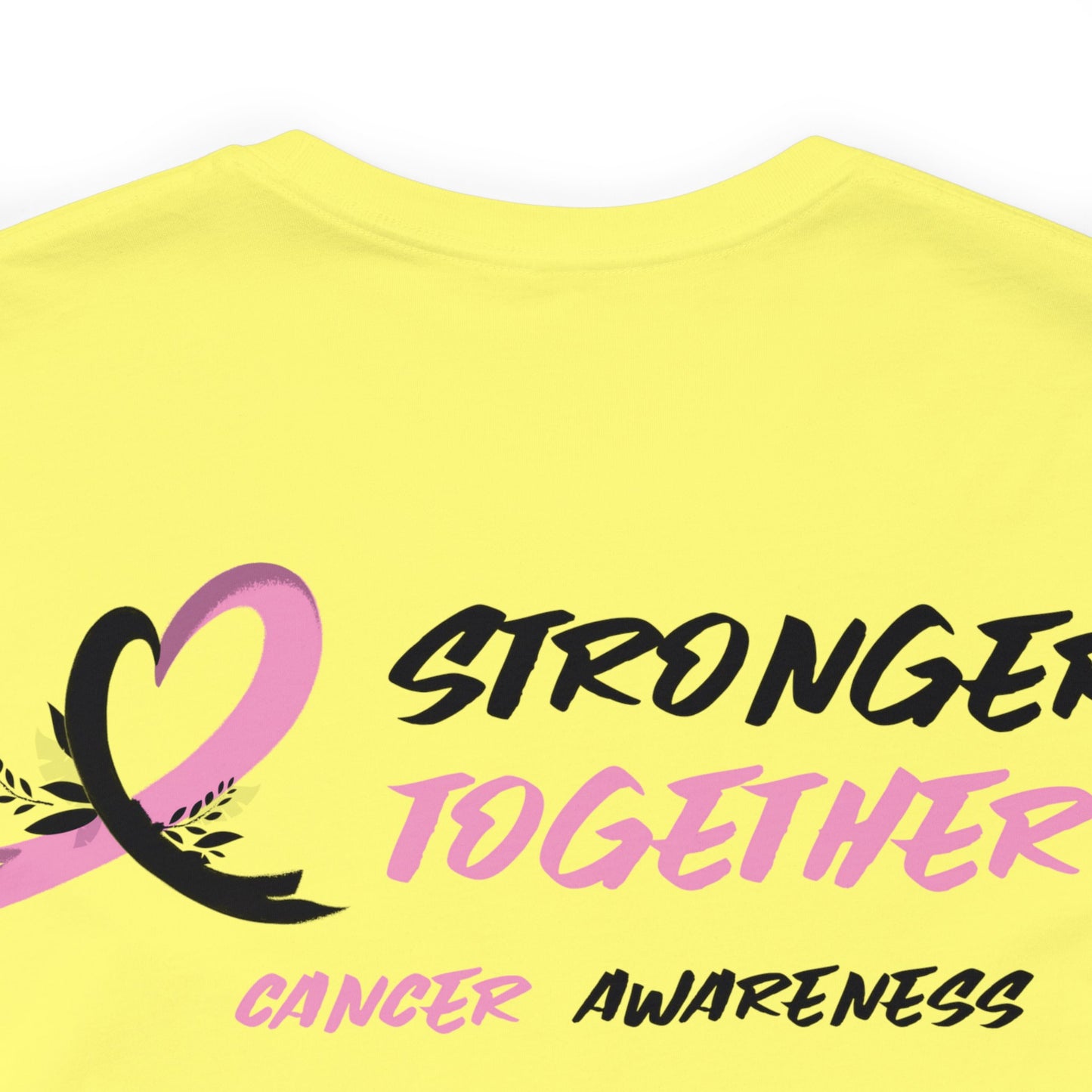 Stronger Together Cancer Awareness Unisex Jersey Short Sleeve Tee - KW Shirts for a Cause