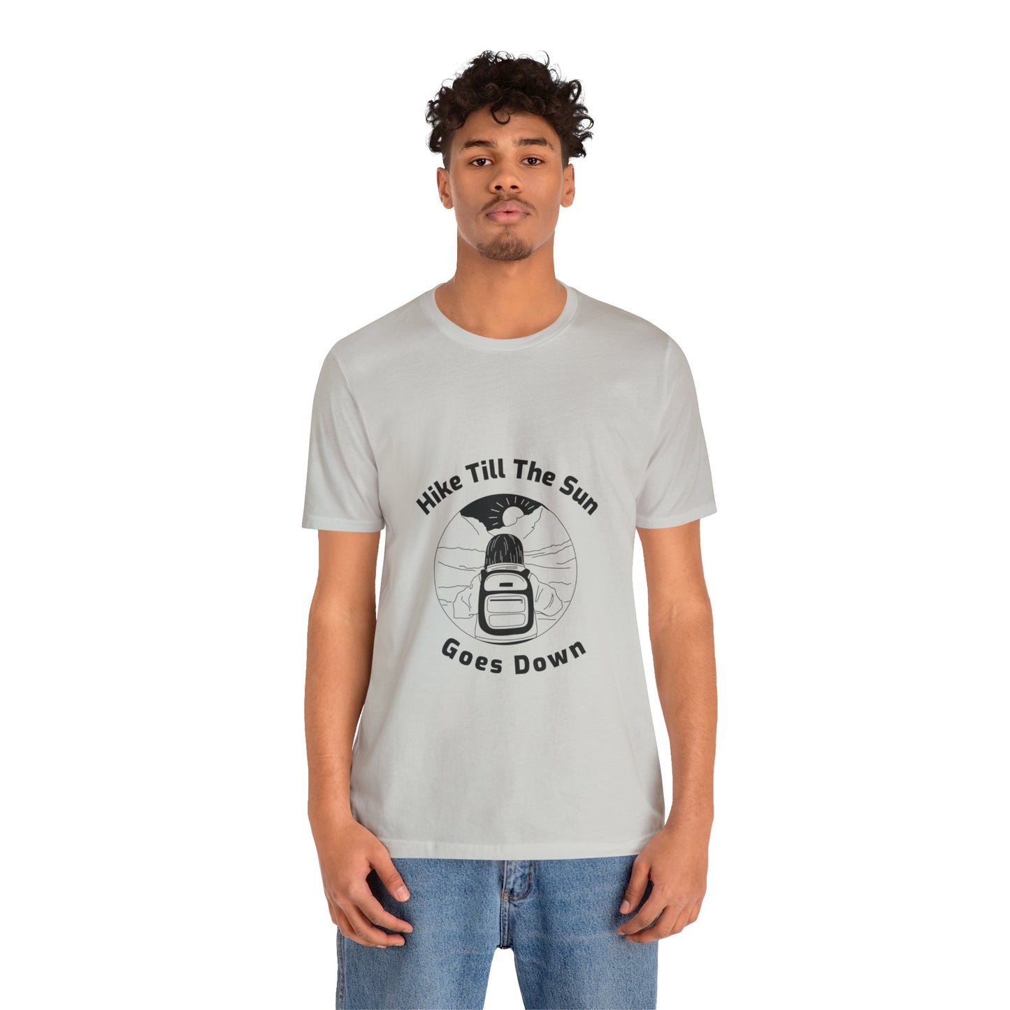 Hike Till The Sun Goes Down Unisex Jersey Short Sleeve Tee - Gamers Den
