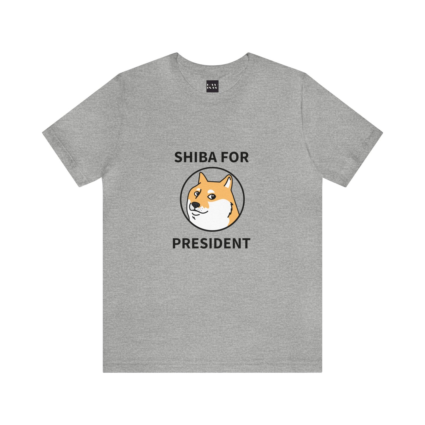 Shiba For President Unisex Jersey Short Sleeve Tee - Pet Lovers