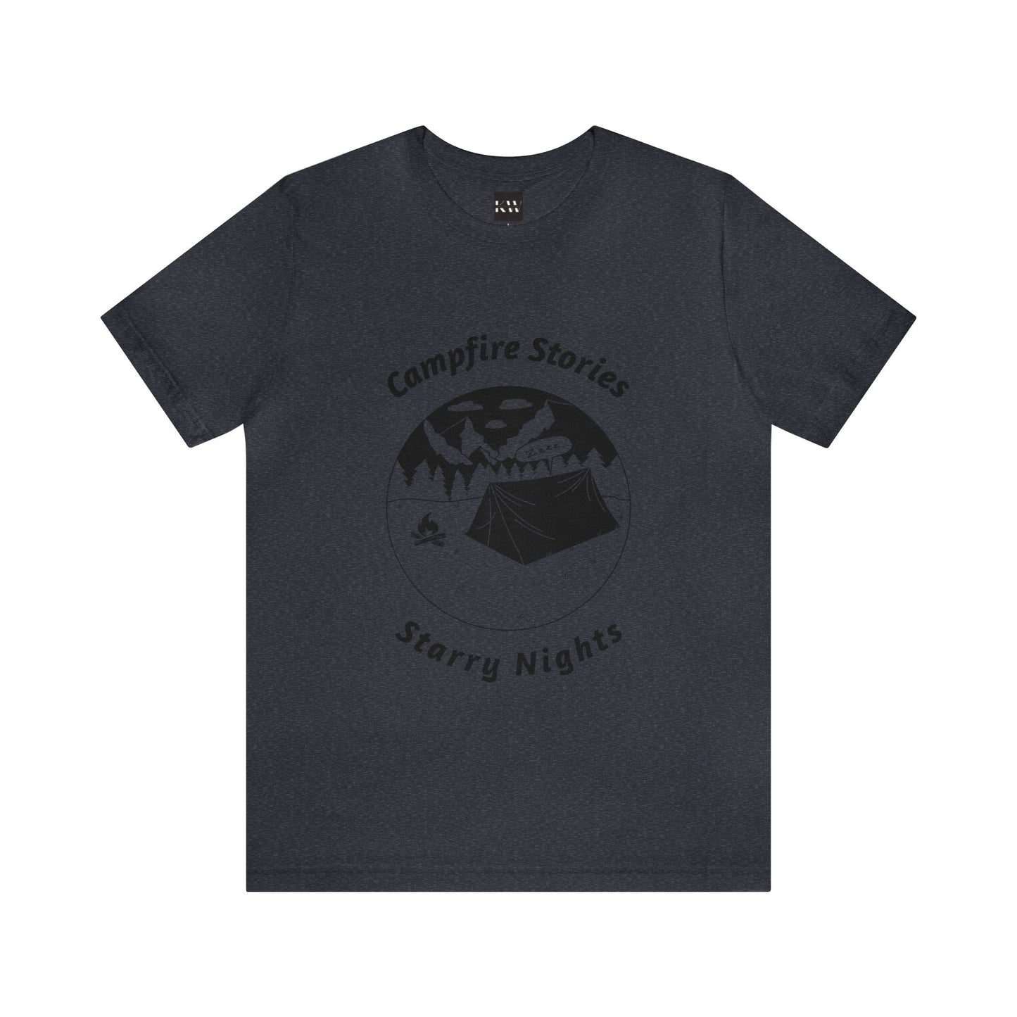 Campfire Stories, Starry Nights Unisex Jersey Short Sleeve Tee - Gamers Den