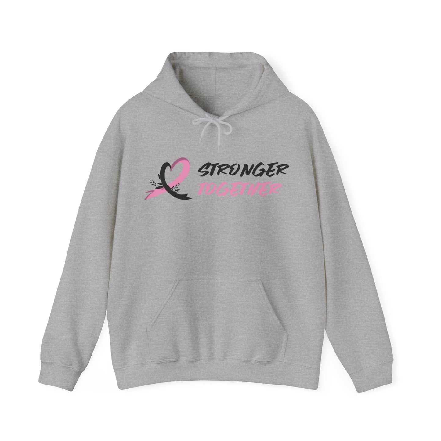Stronger Together Cancer Awareness Unisex Heavy Blend™ Hooded Sweatshirt - KW Shirts for a Cause