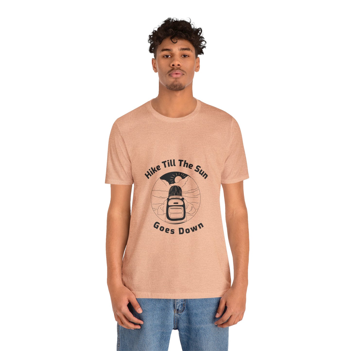 Hike Till The Sun Goes Down Unisex Jersey Short Sleeve Tee - Gamers Den