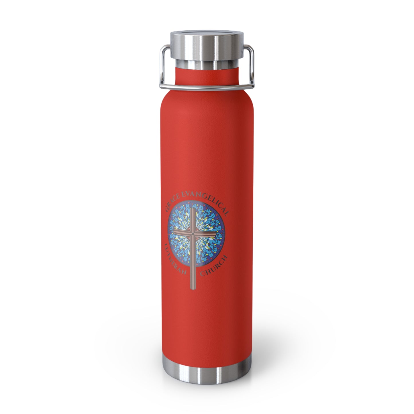 Grace Evangelical Lutheran Church Copper Vacuum Insulated Bottle, 22oz
