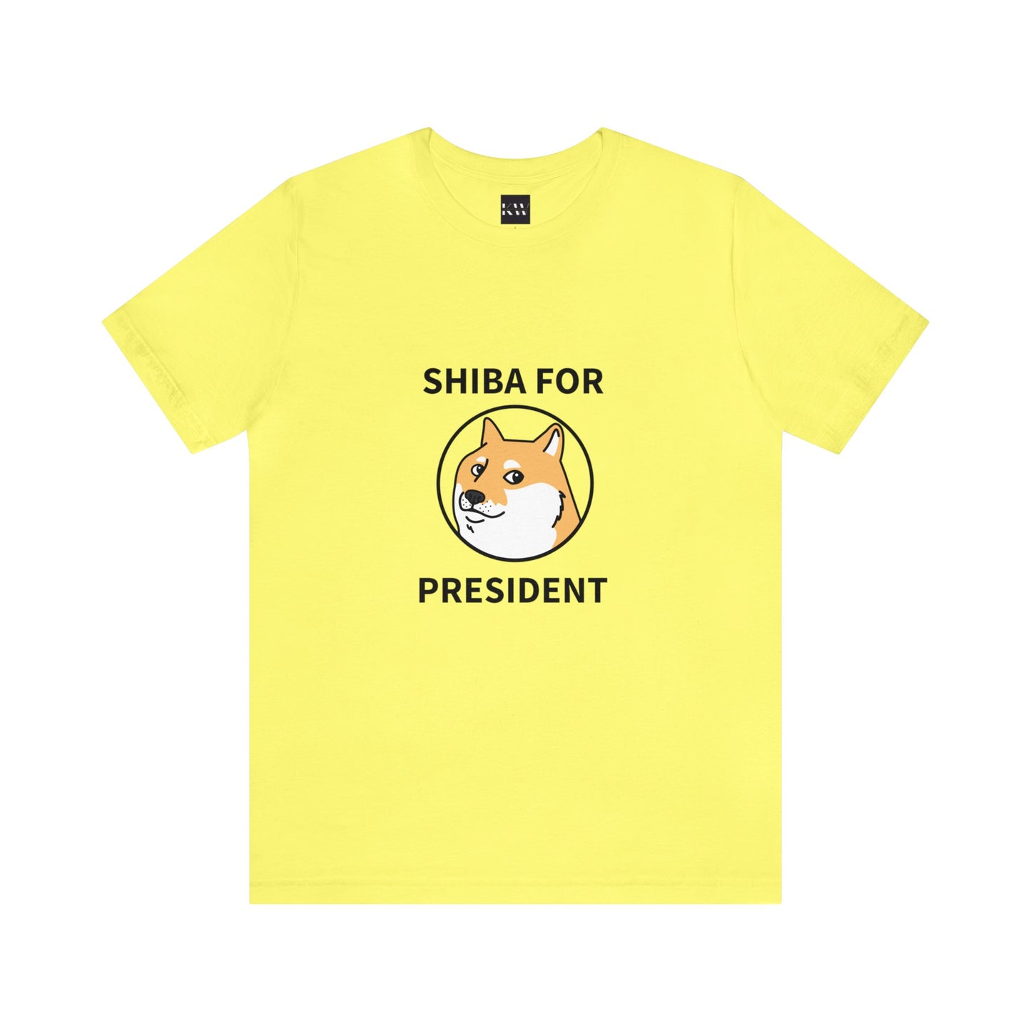 Shiba For President Unisex Jersey Short Sleeve Tee - Pet Lovers