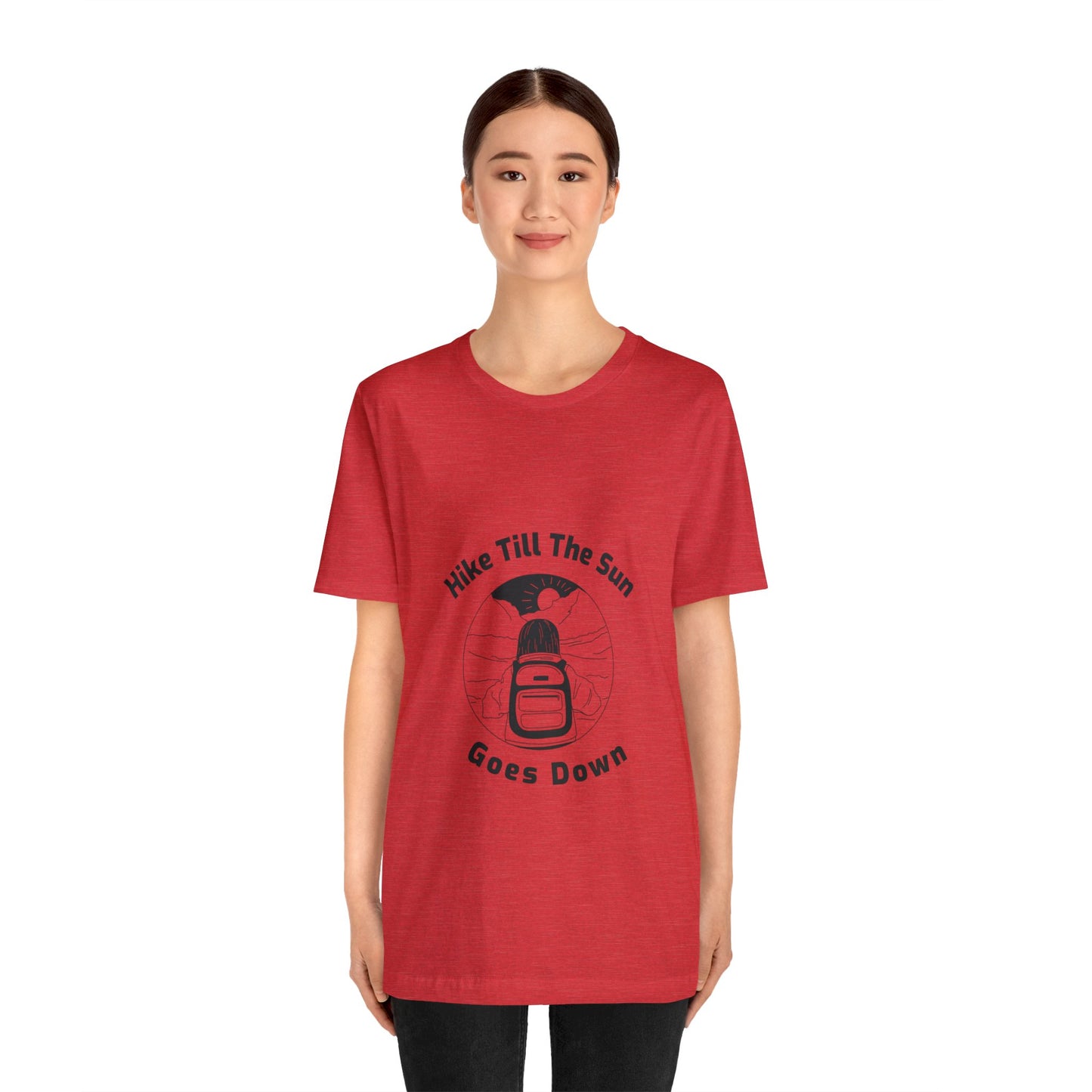 Hike Till The Sun Goes Down Unisex Jersey Short Sleeve Tee - Gamers Den