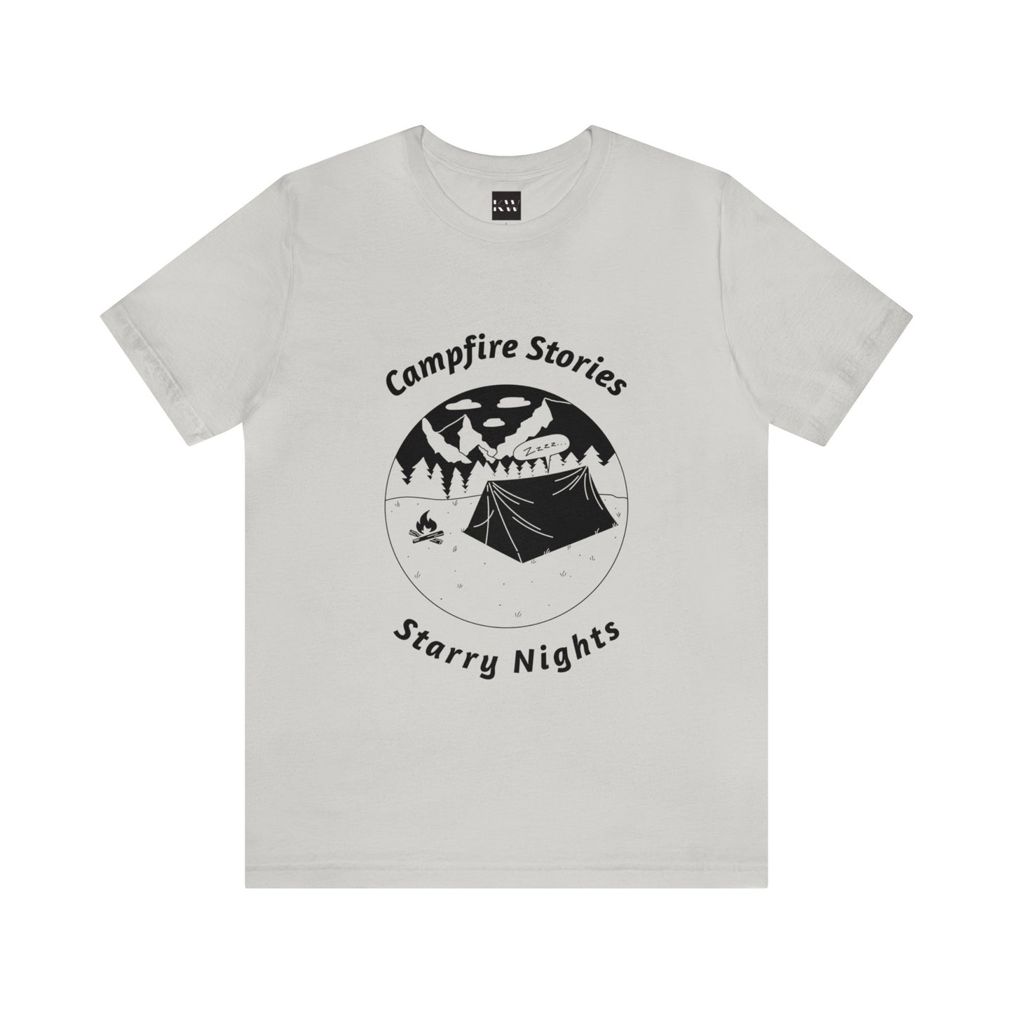 Campfire Stories, Starry Nights Unisex Jersey Short Sleeve Tee - Gamers Den