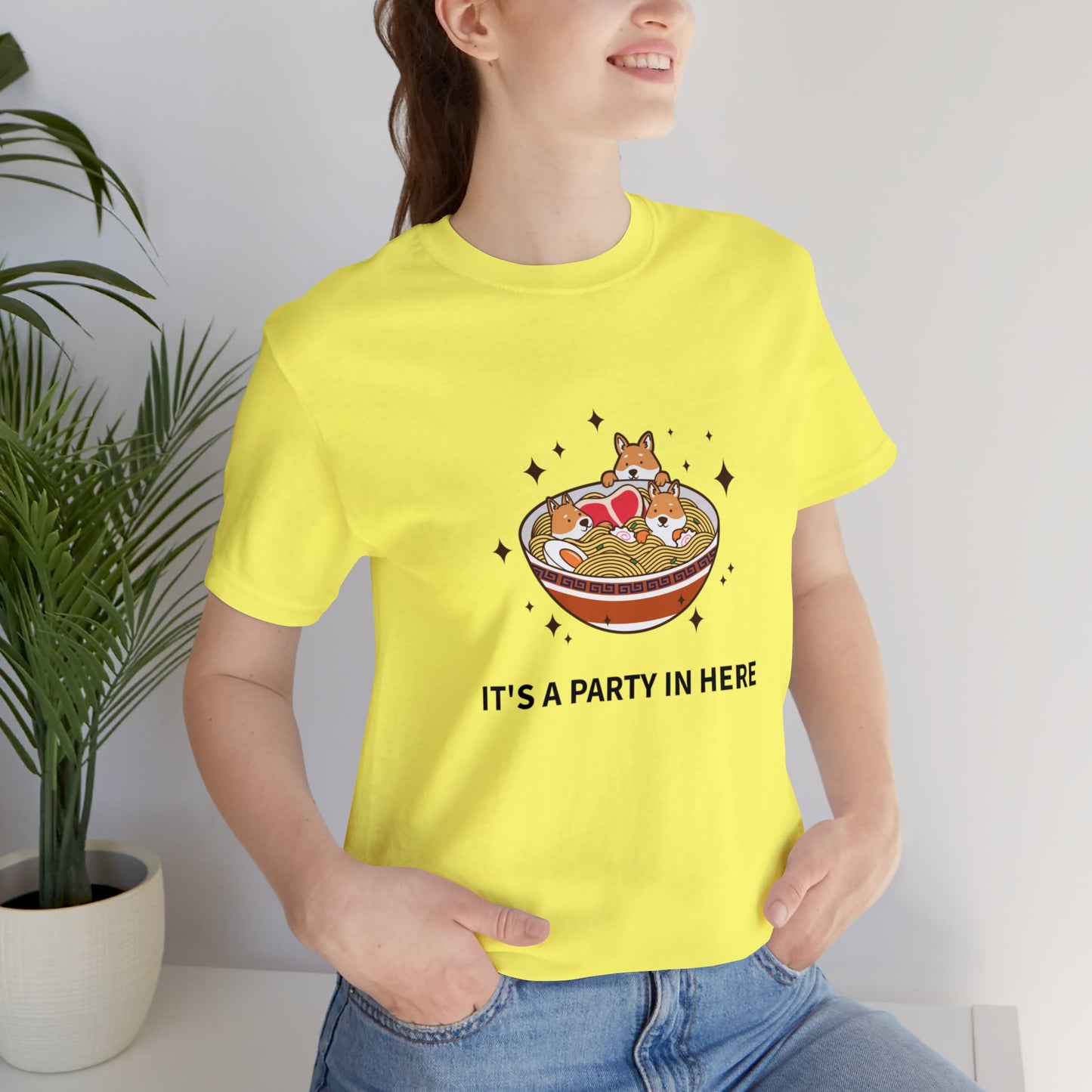 It's a Party in Here Unisex Jersey Short Sleeve Tee - Pet Lovers
