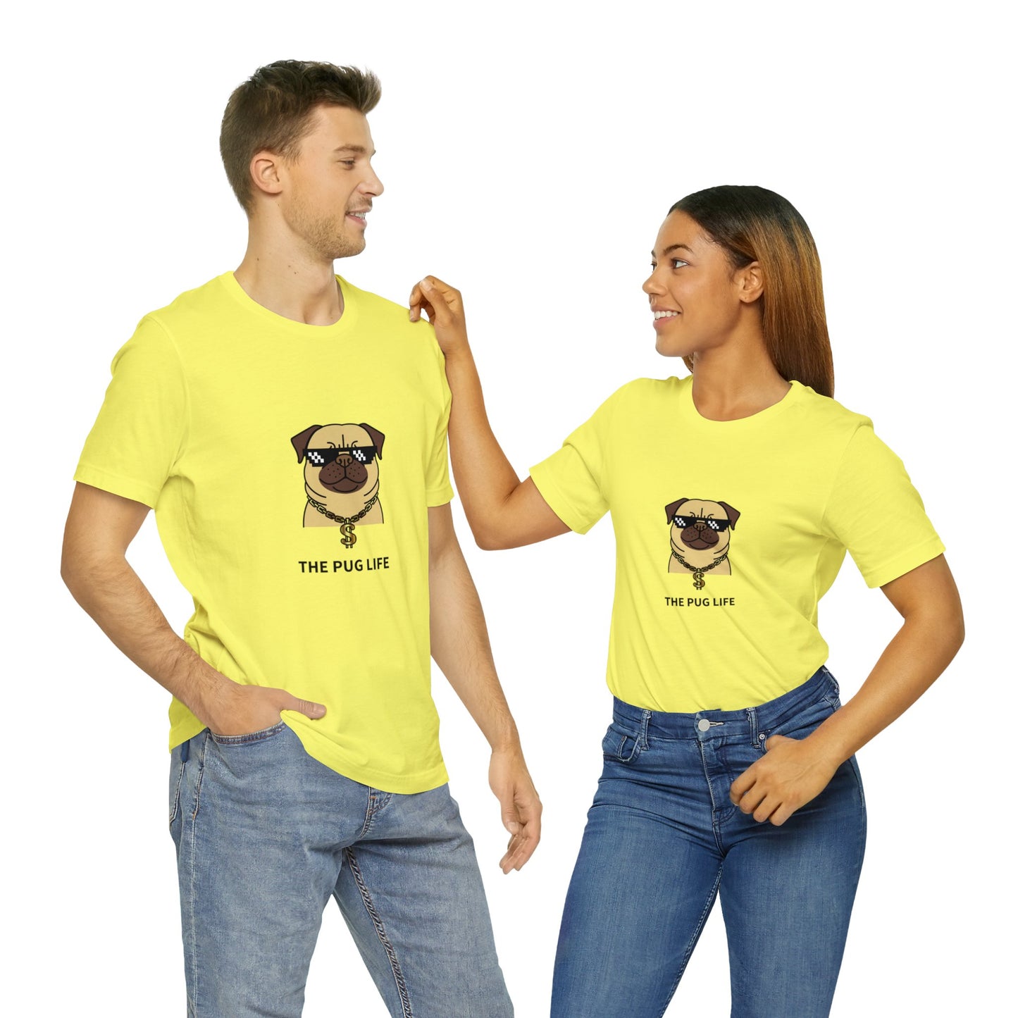 The Pug Life Unisex Jersey Short Sleeve Tee - Pet Lovers