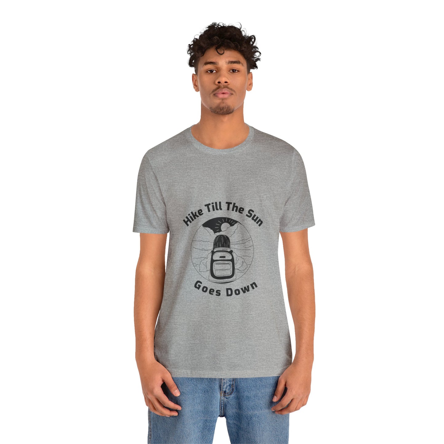 Hike Till The Sun Goes Down Unisex Jersey Short Sleeve Tee - Gamers Den