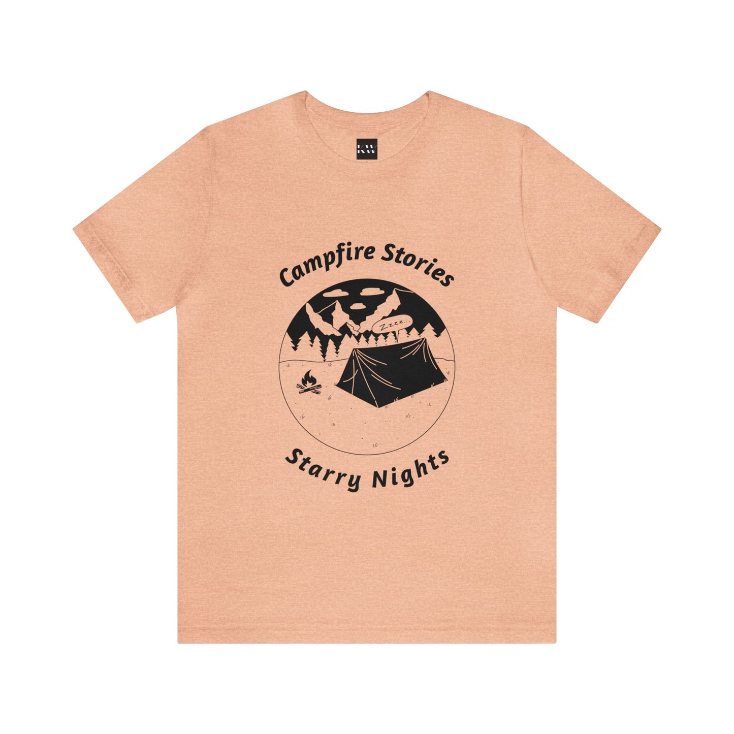 Campfire Stories, Starry Nights Unisex Jersey Short Sleeve Tee - Gamers Den