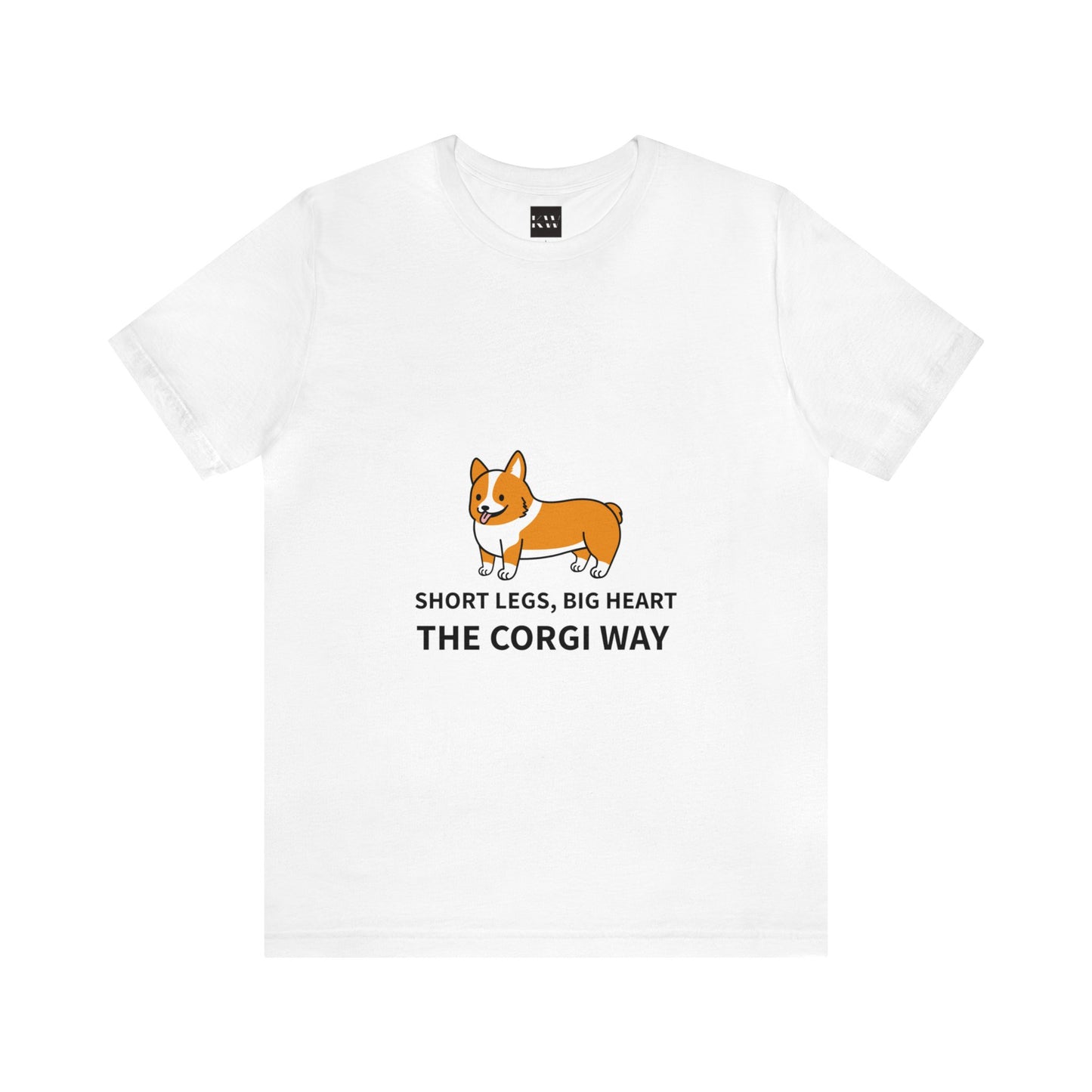 Short Legs, Big Heart, The Corgi Way Unisex Jersey Short Sleeve Tee - Pet Lovers