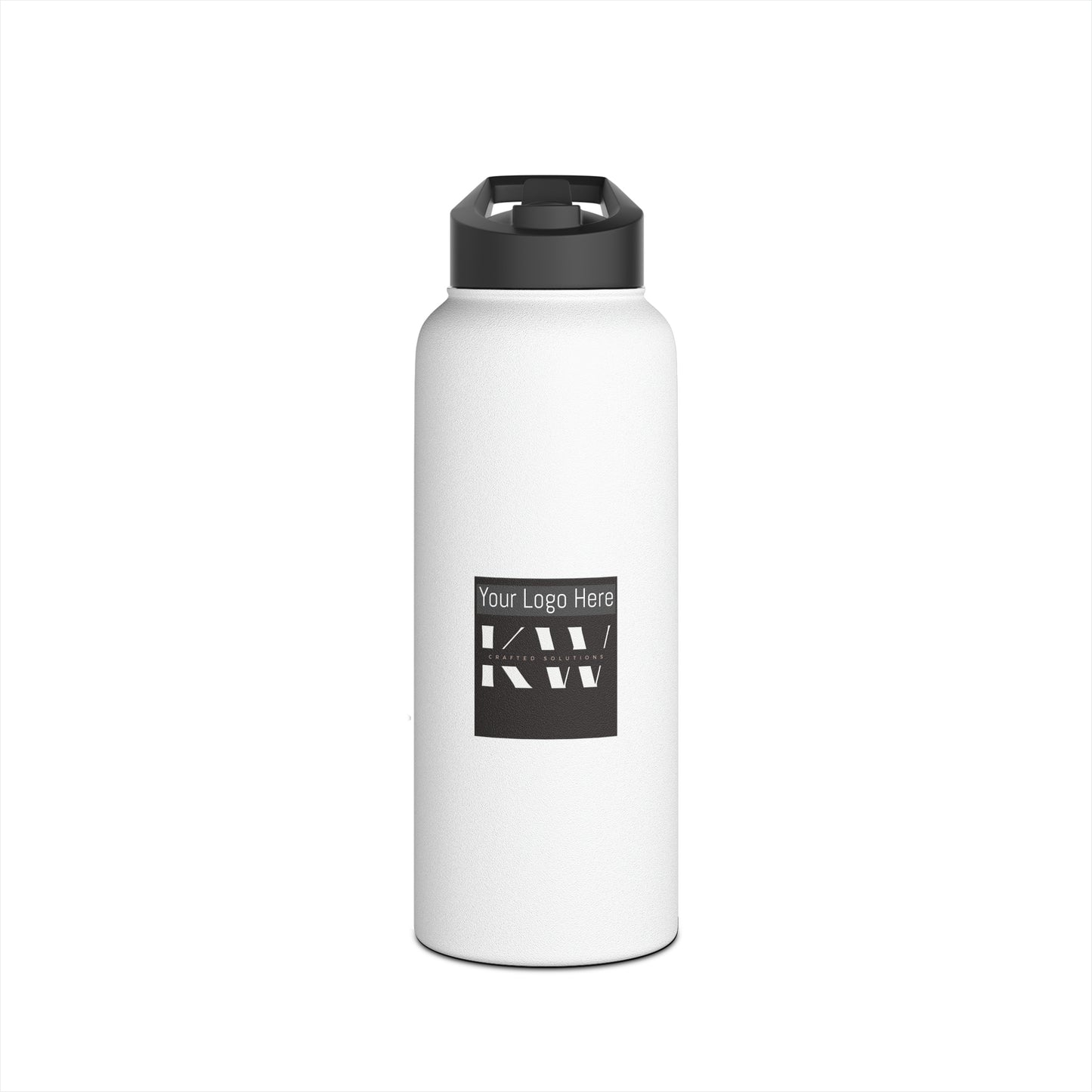 Custom Stainless Steel Water Bottle, Standard Lid