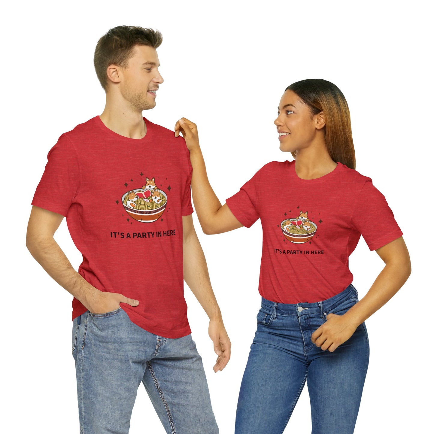 It's a Party in Here Unisex Jersey Short Sleeve Tee - Pet Lovers