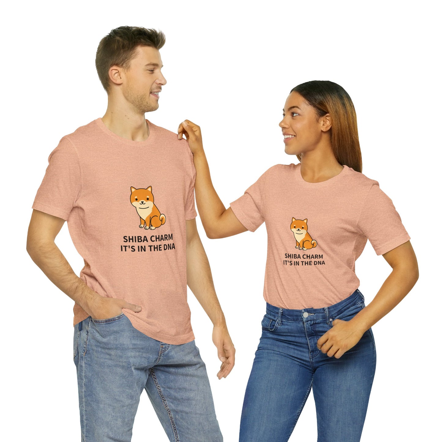 Shiba Charm It's in the DNA Unisex Jersey Short Sleeve Tee - Pet Lovers