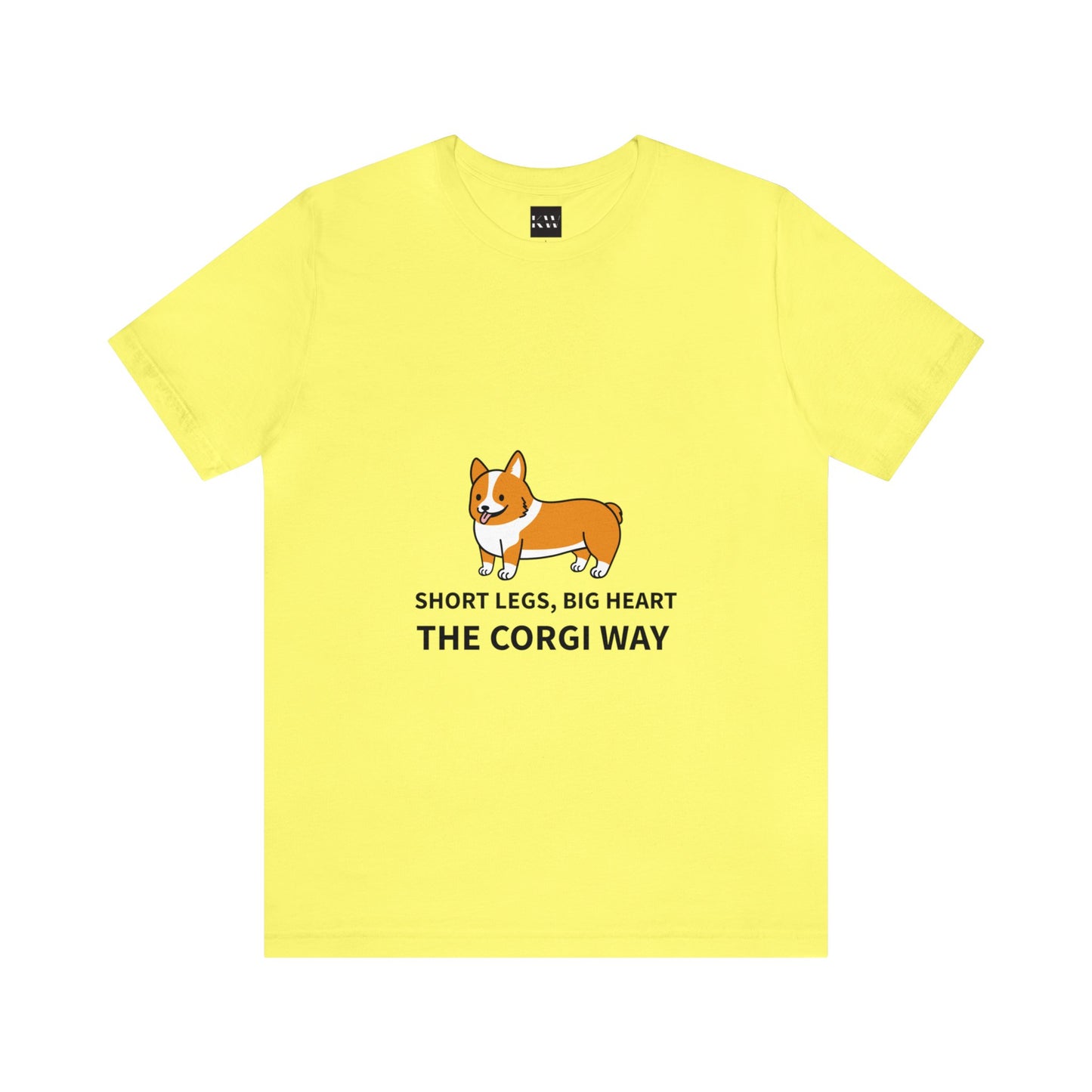 Short Legs, Big Heart, The Corgi Way Unisex Jersey Short Sleeve Tee - Pet Lovers